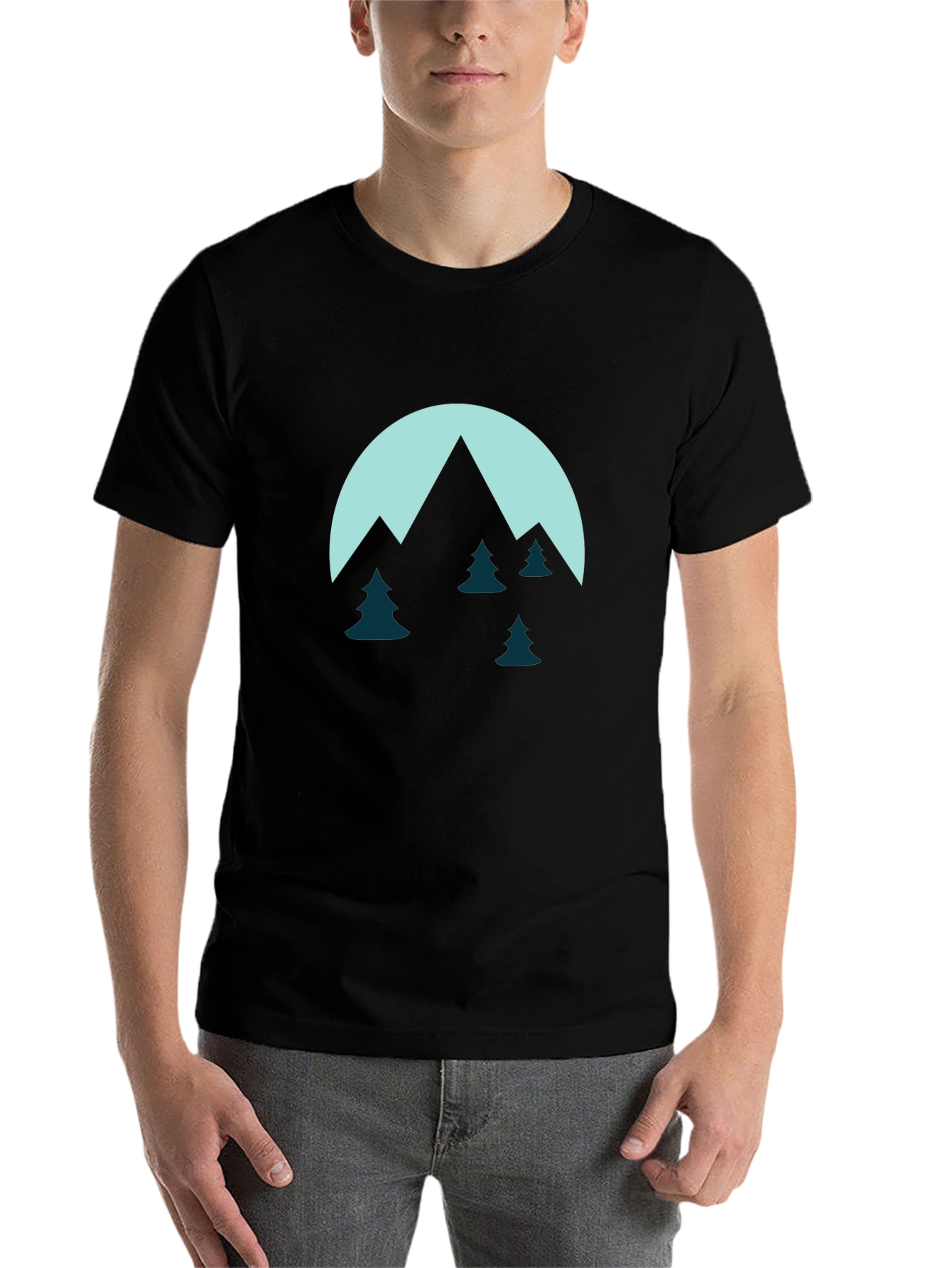 Black Mountain Graphic T-Shirt - Adventure Ready! view 7