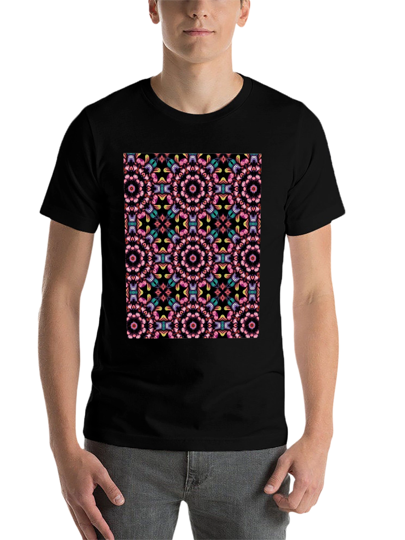 Black Kaleidoscope Dream Black Tee view 7