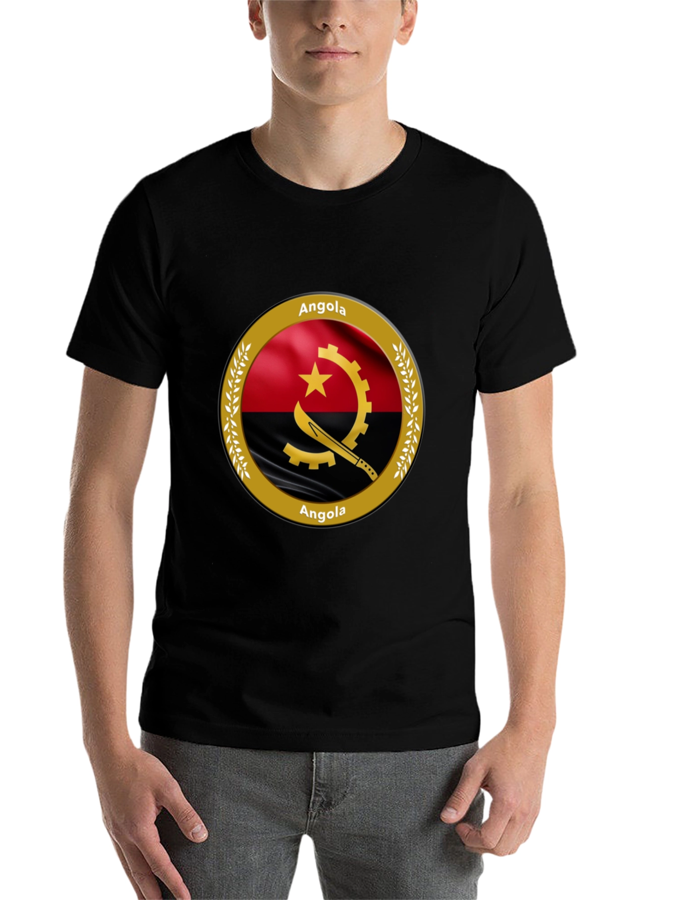 Angola Flag T-Shirt - Patriotic Pride Tee - 7