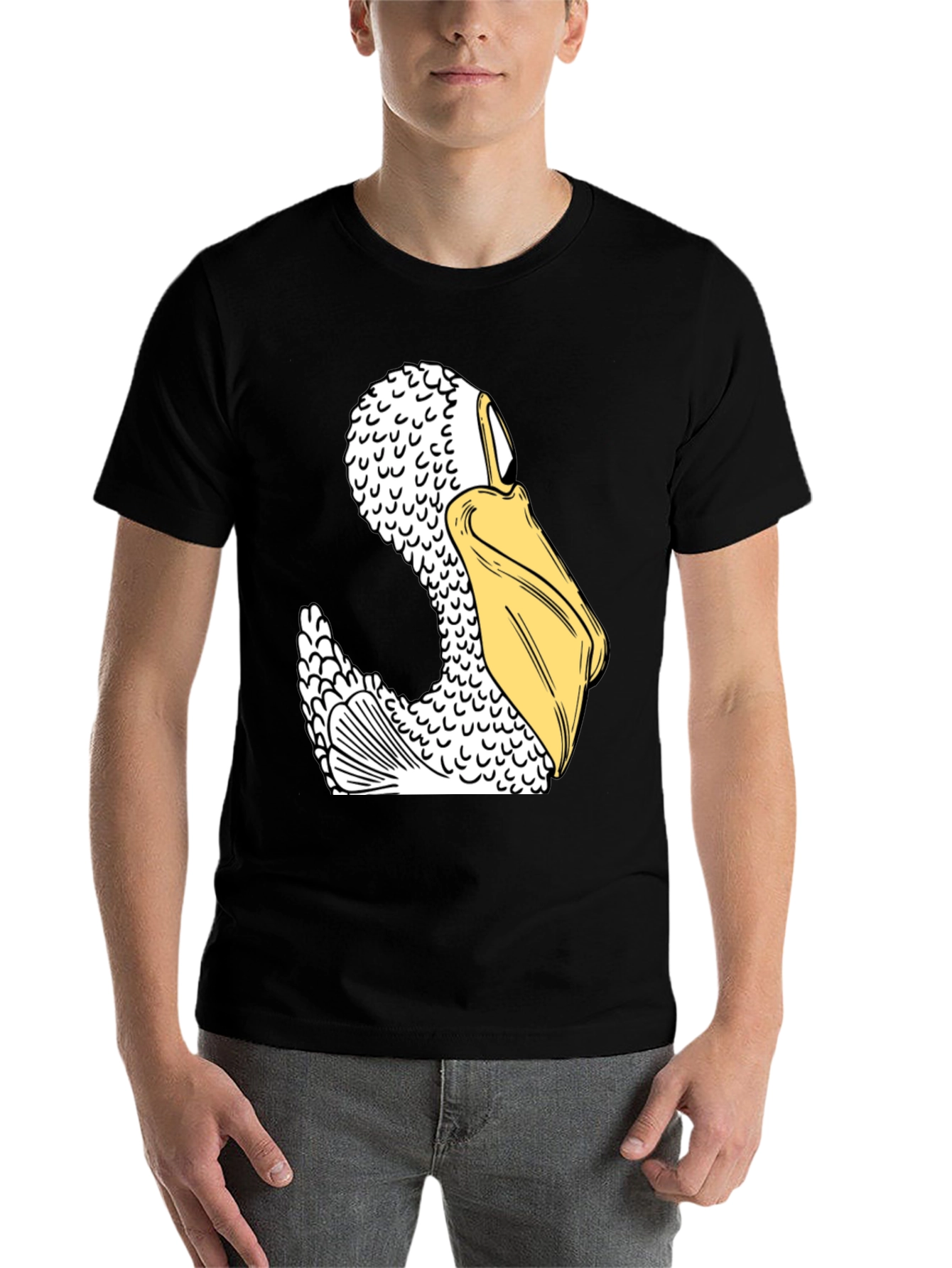 Black Pelican Graphic Tee - Black view 7