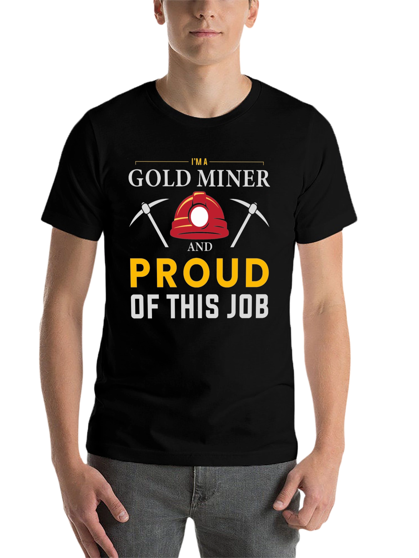Black Gold Miner Pride T-Shirt view 7
