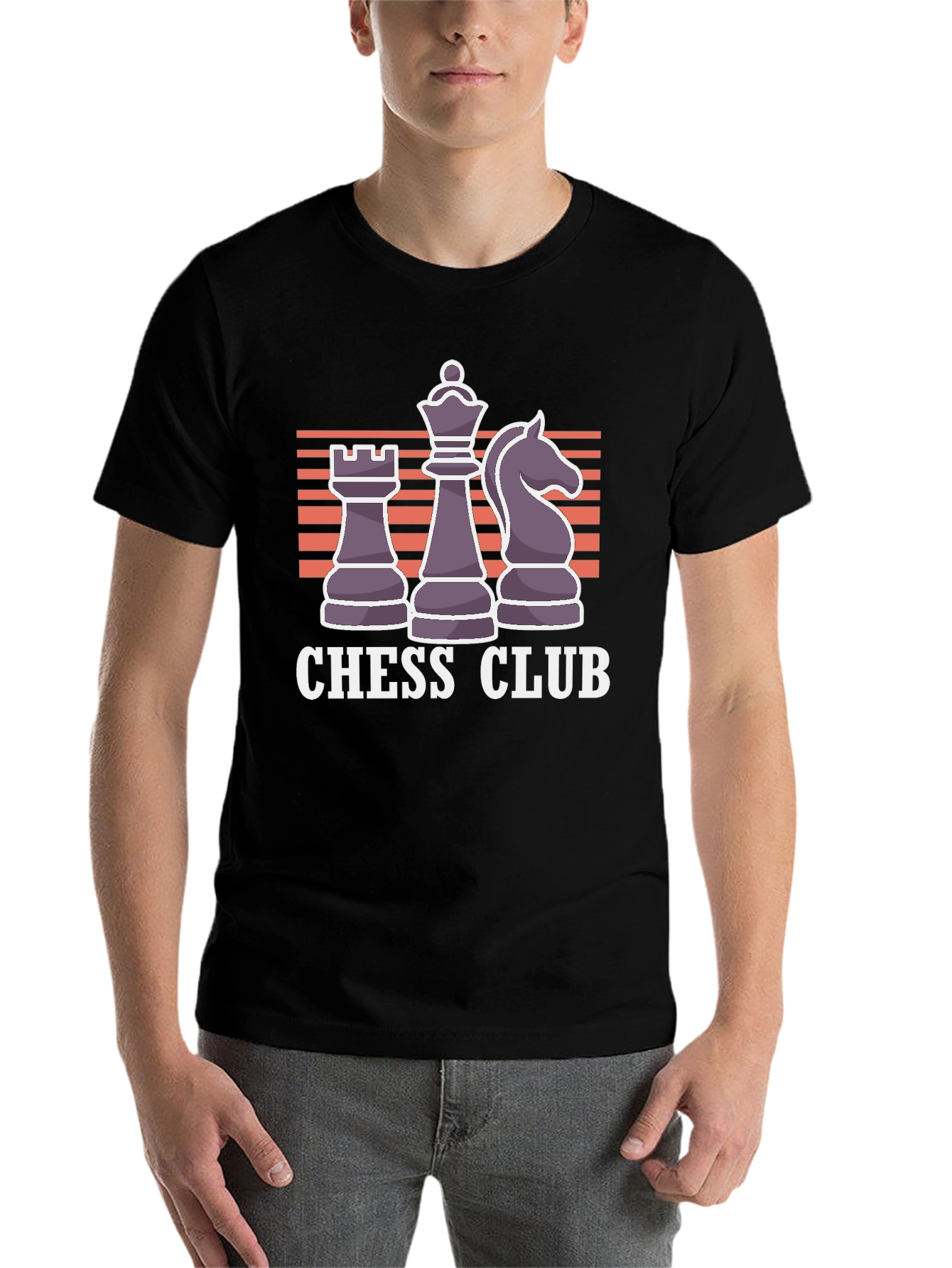 Black Chess Club T-Shirt - Play in Style! view 7