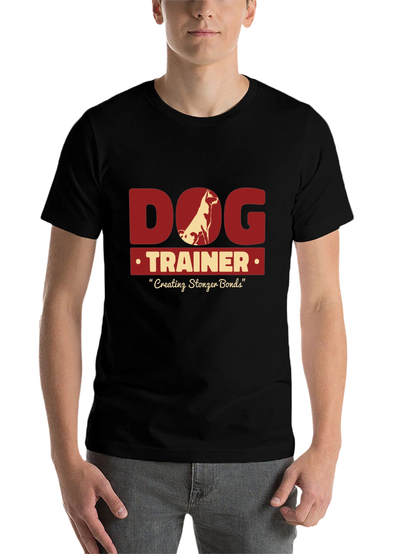 Black Dog Trainer T-Shirt - Creating Stronger Bonds view 7