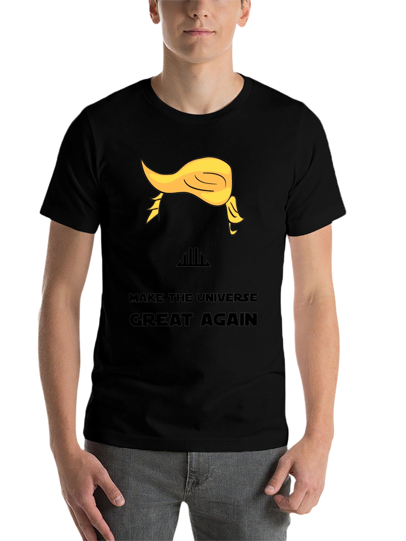 Black Make The Universe Great Again T-Shirt view 7