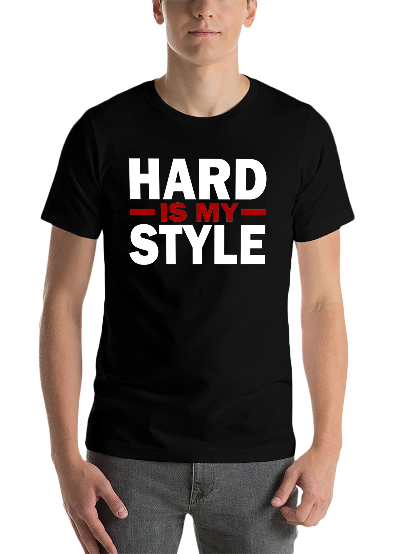 Black Hard Is My Style - Graphic Tee view 7