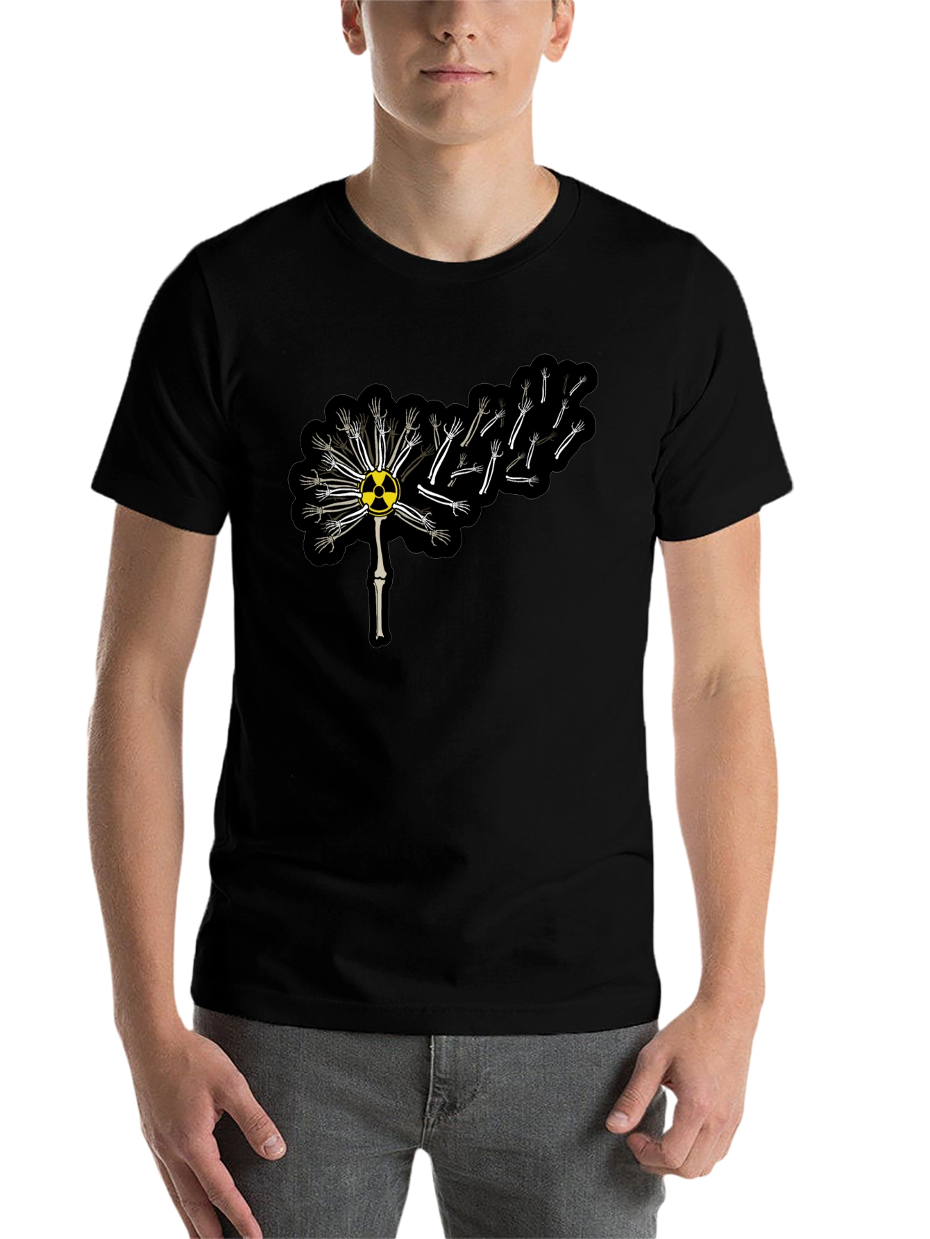 Radioactive Dandelion Graphic T-Shirt - Black - 7