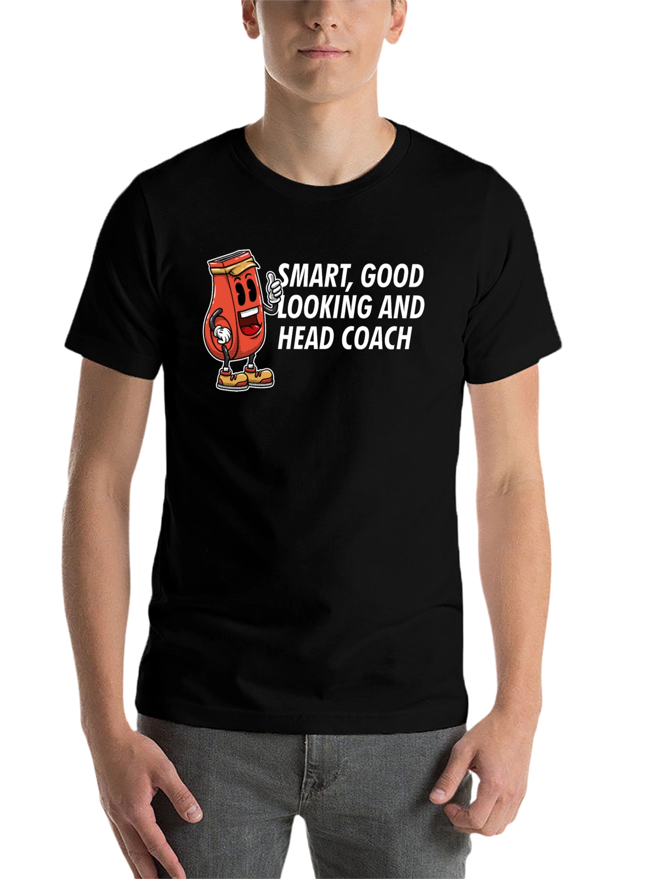 Black Smart Coach T-Shirt view 7