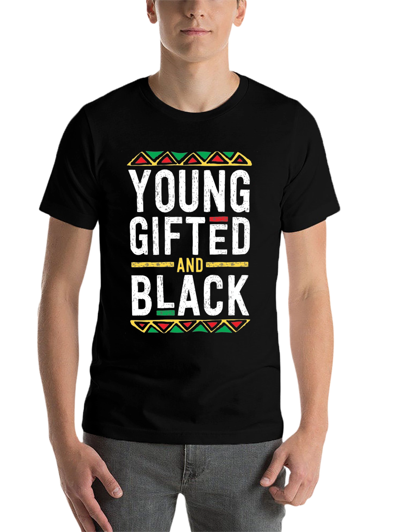 Black Young Gifted and Black T-Shirt view 7