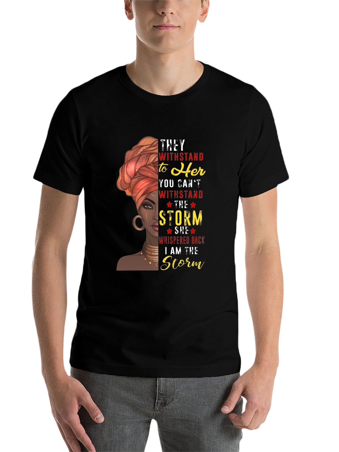 Empowered Woman Graphic T-Shirt - Stand Strong - 7