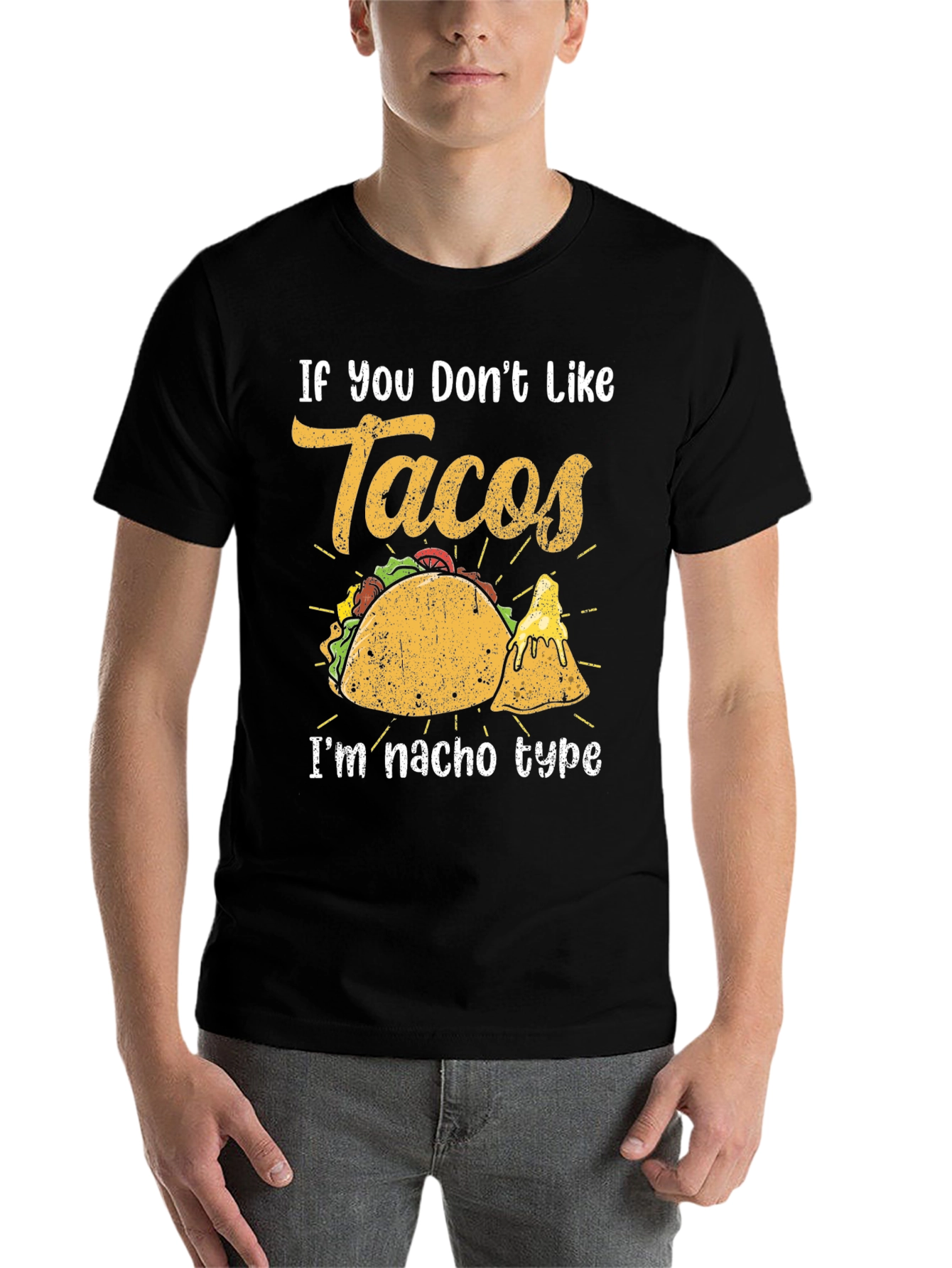 Black Taco Lover T-Shirt - If You Don't Like Tacos view 7