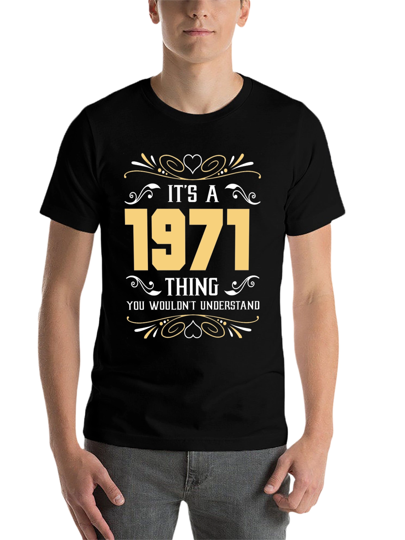 Black It's a 1971 Thing T-Shirt view 7