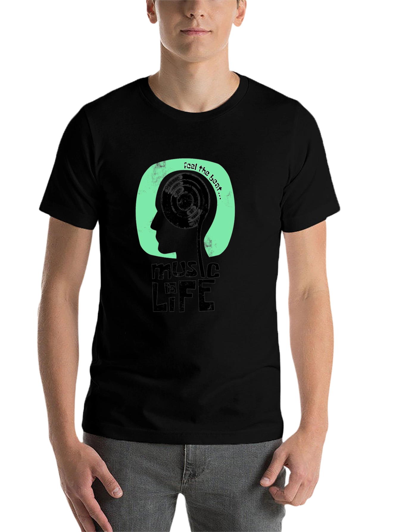 Black Music is Life Graphic T-Shirt view 7