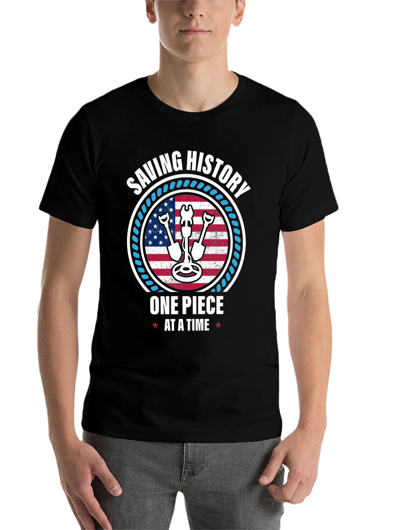 Black History Hunter Tee - Save History One Piece at a Time T-Shirt view 7