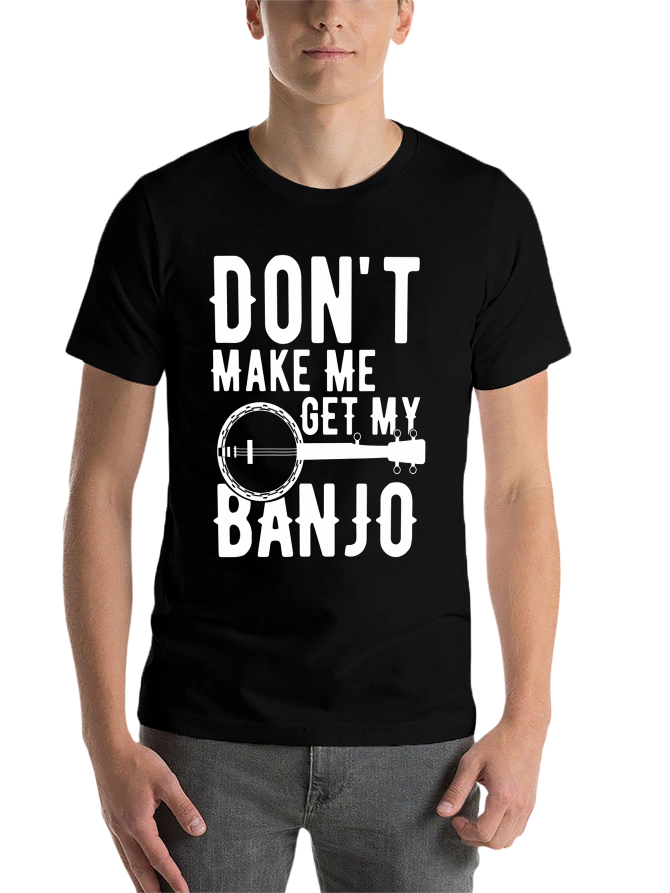 Black Don't Make Me Get My Banjo T-Shirt view 7