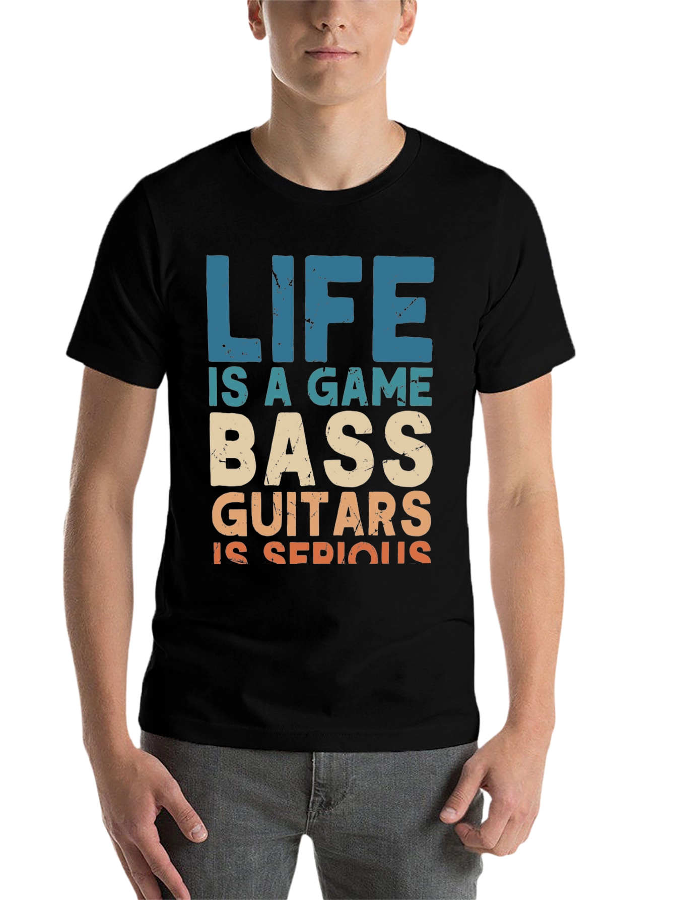 Black Bass Guitars T-Shirt: Life is a Game view 7