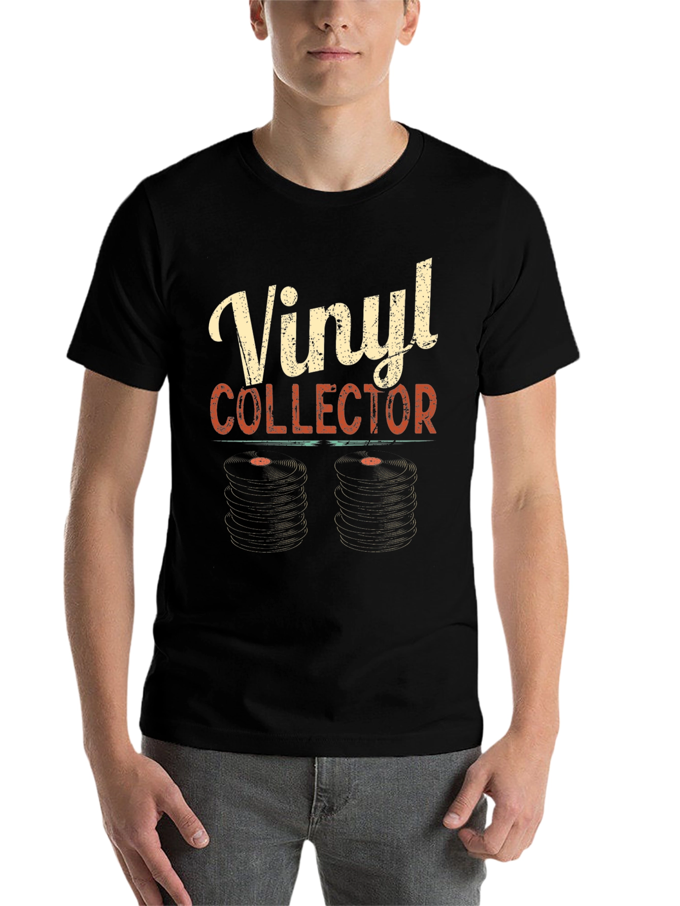 Black Vinyl Collector T-Shirt - Music Lover Gift view 7
