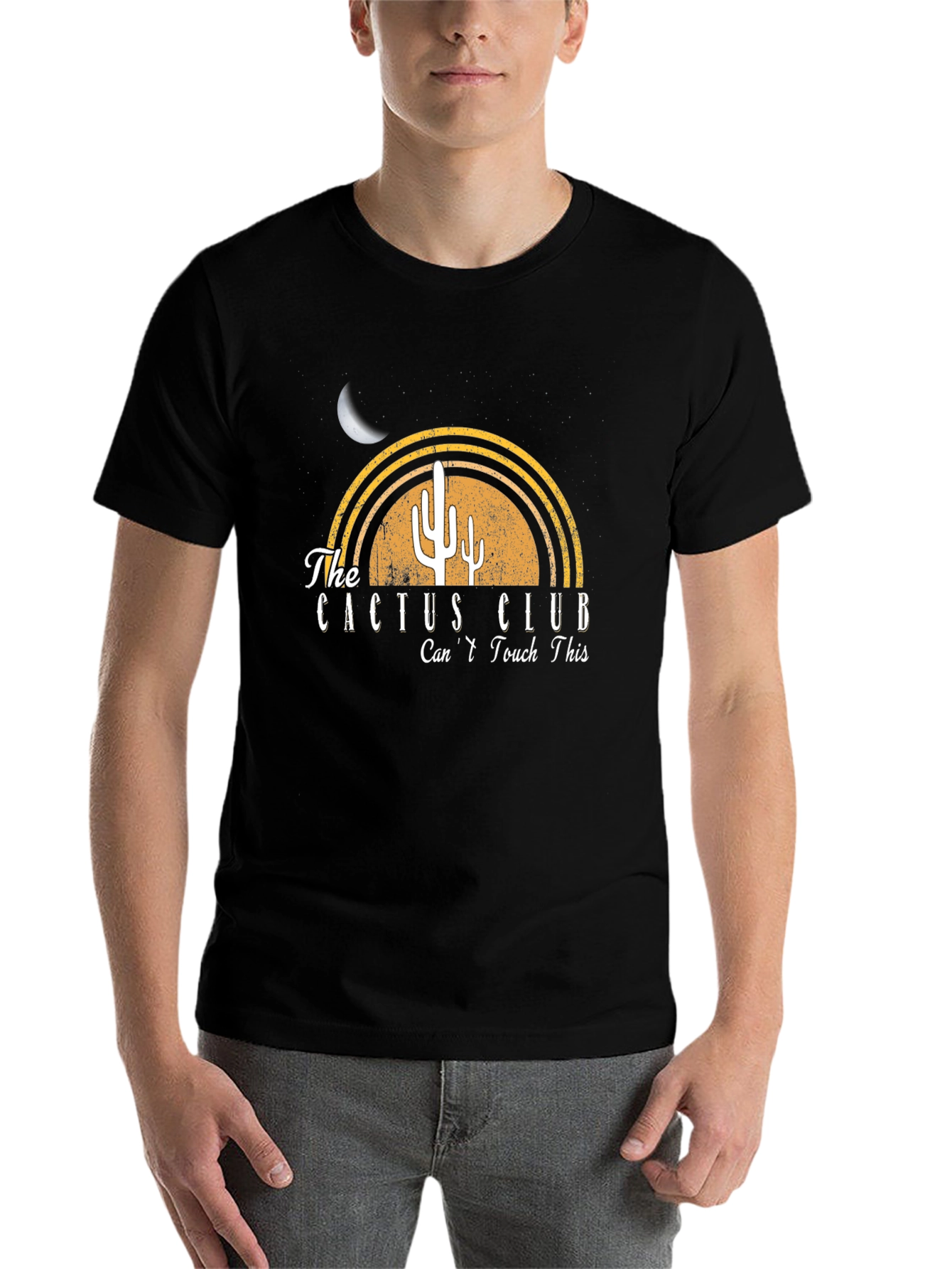 Black Cactus Club Graphic Tee - Can't Touch This view 7
