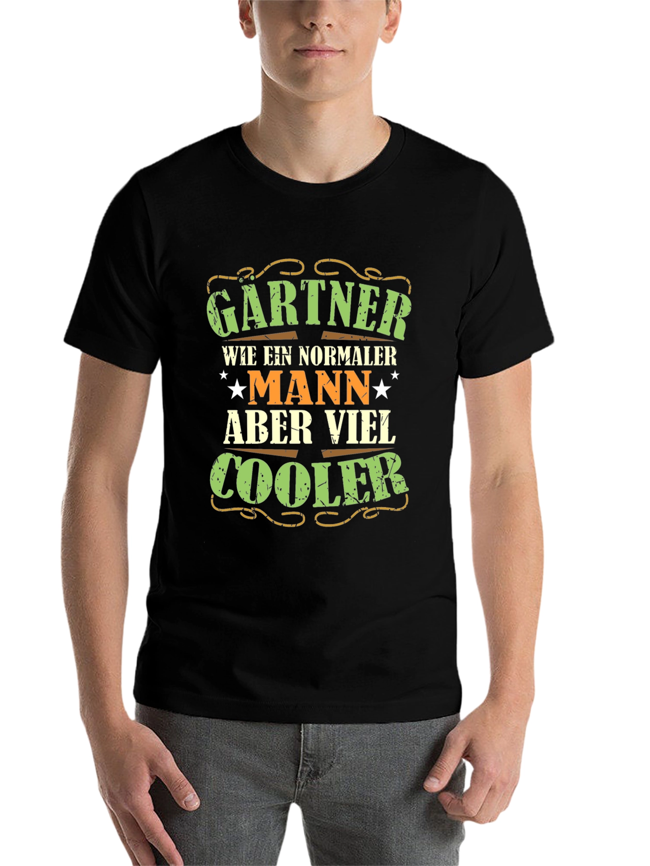 Black Gardener Cooler T-Shirt view 7