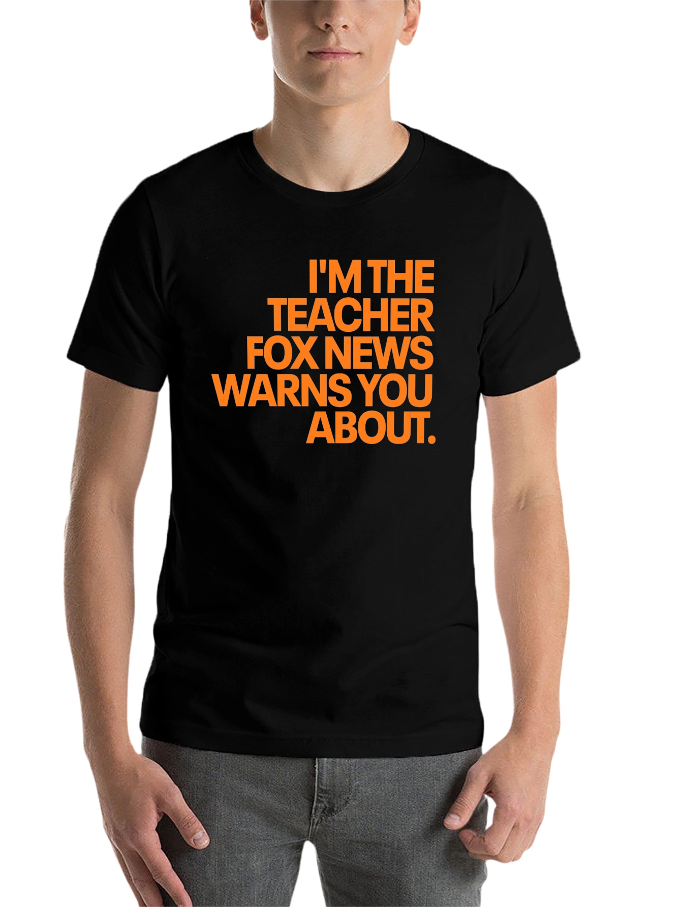 Black Teacher Fox News Warns You About T-Shirt view 7