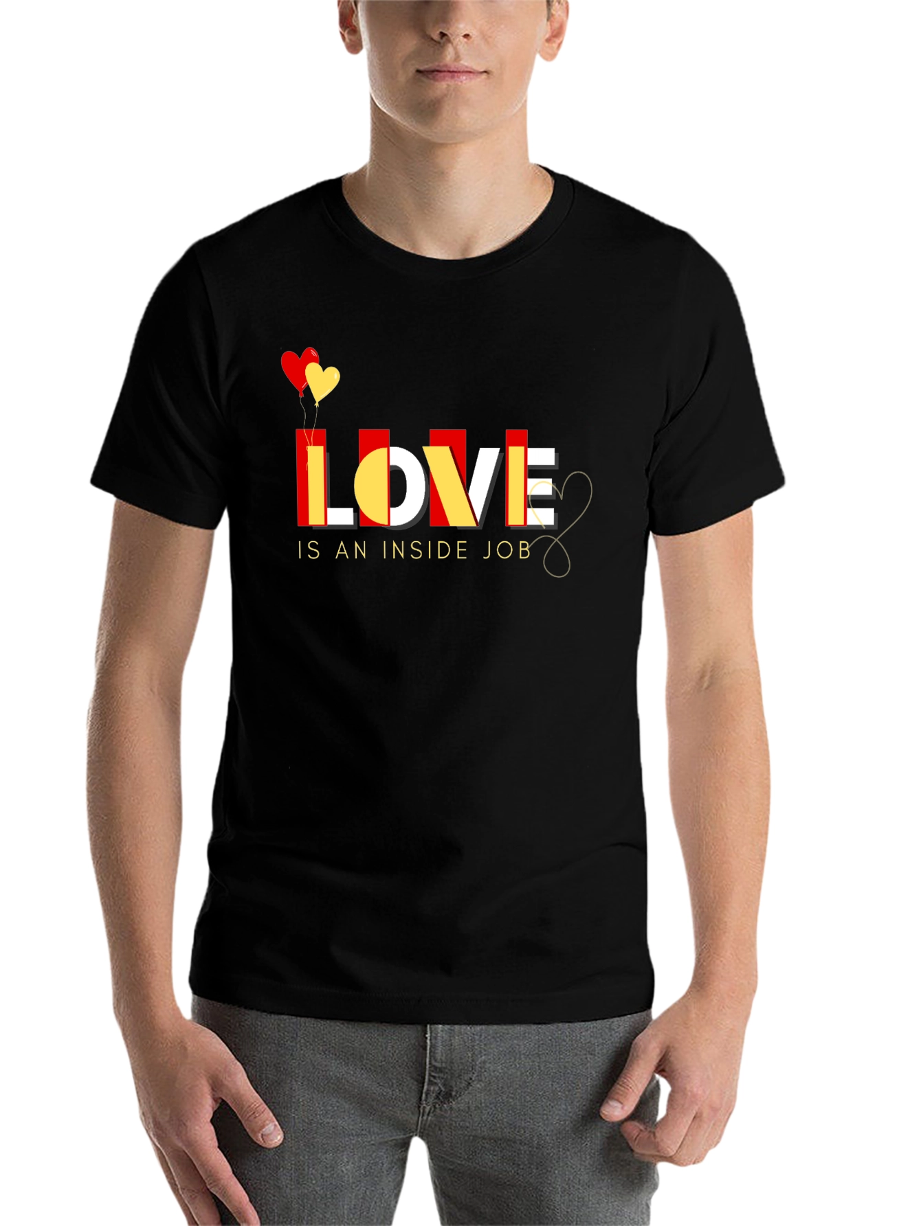 Black Love Is An Inside Job T-Shirt view 7