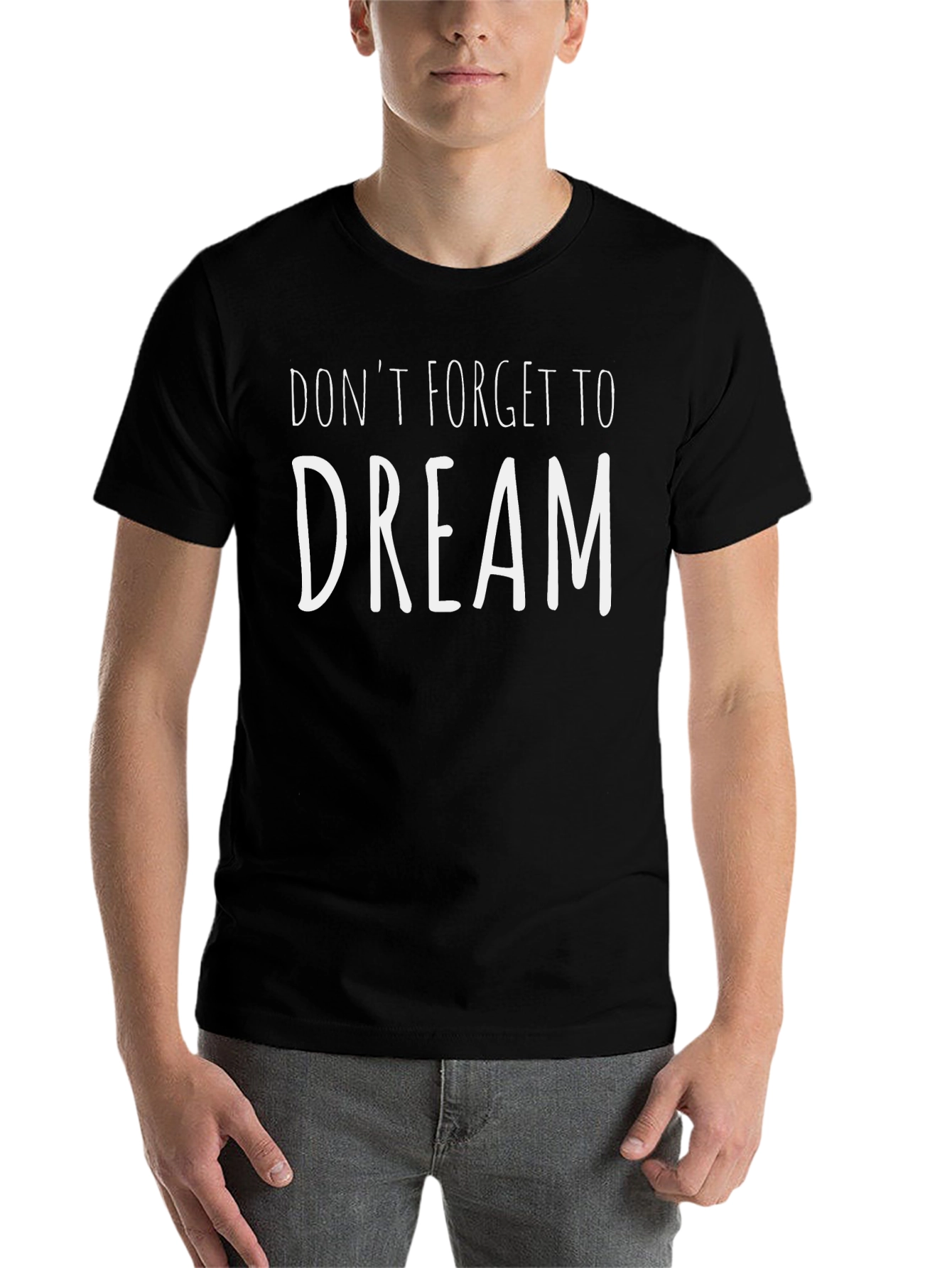 Black Dream Graphic T-Shirt - Motivational Tee view 7