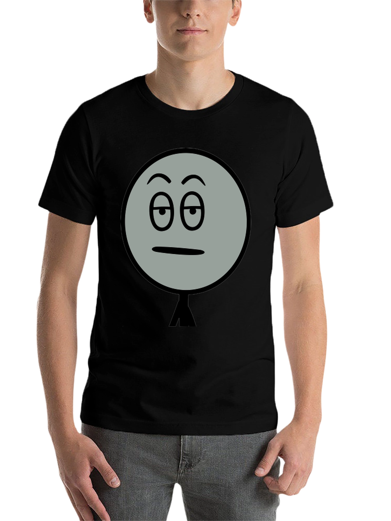 Black Sarcastic Mood T-Shirt - Funny Graphic Tee view 7