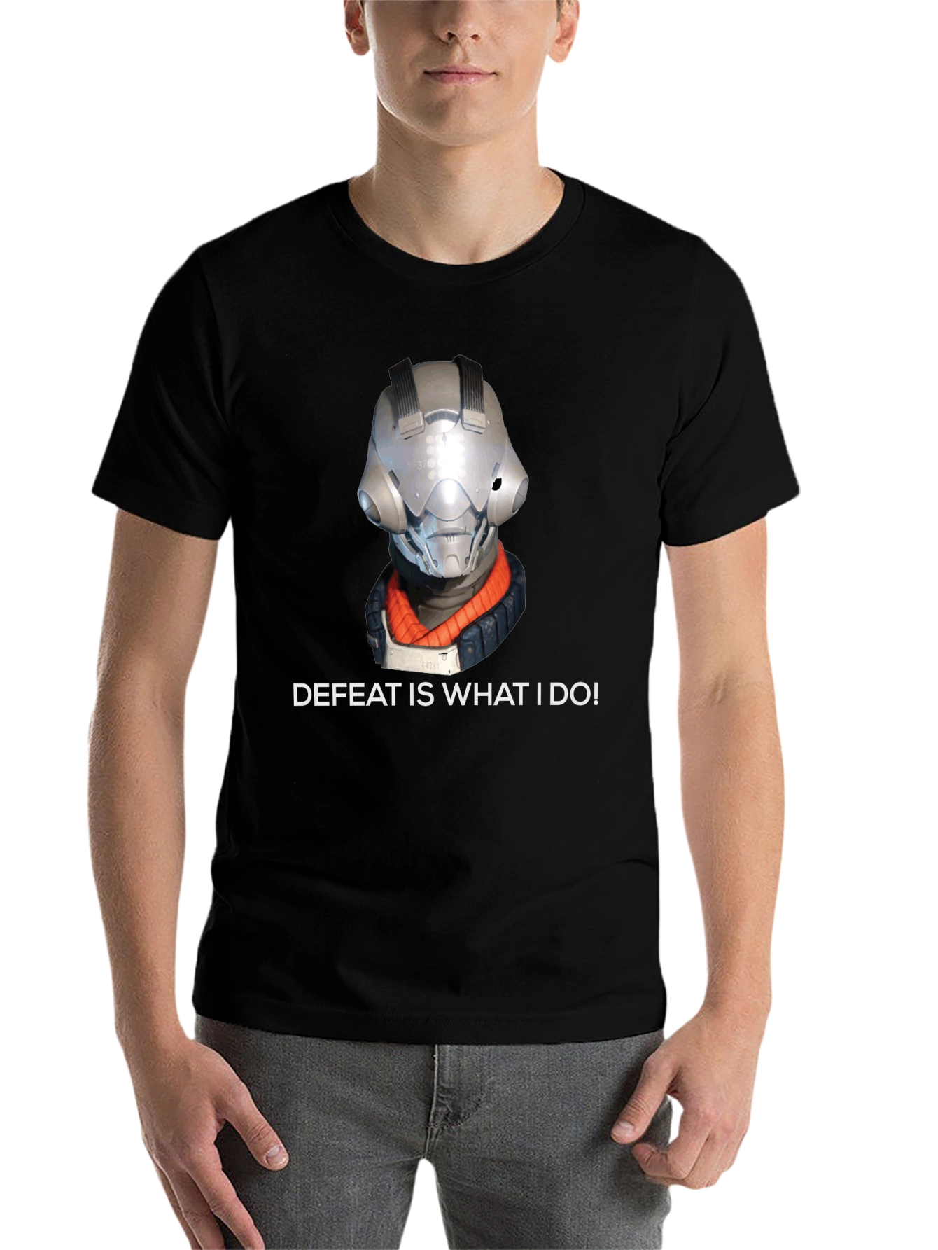 Black Defeat is What I Do T-Shirt - Gaming Tee view 7