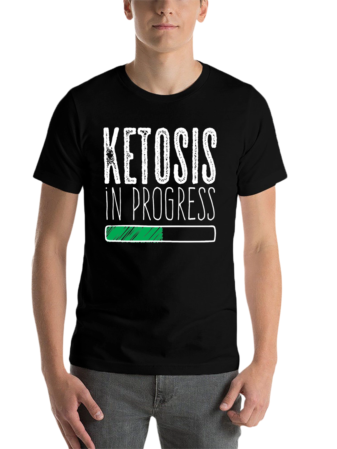 Black Ketosis in Progress T-Shirt - Black view 7
