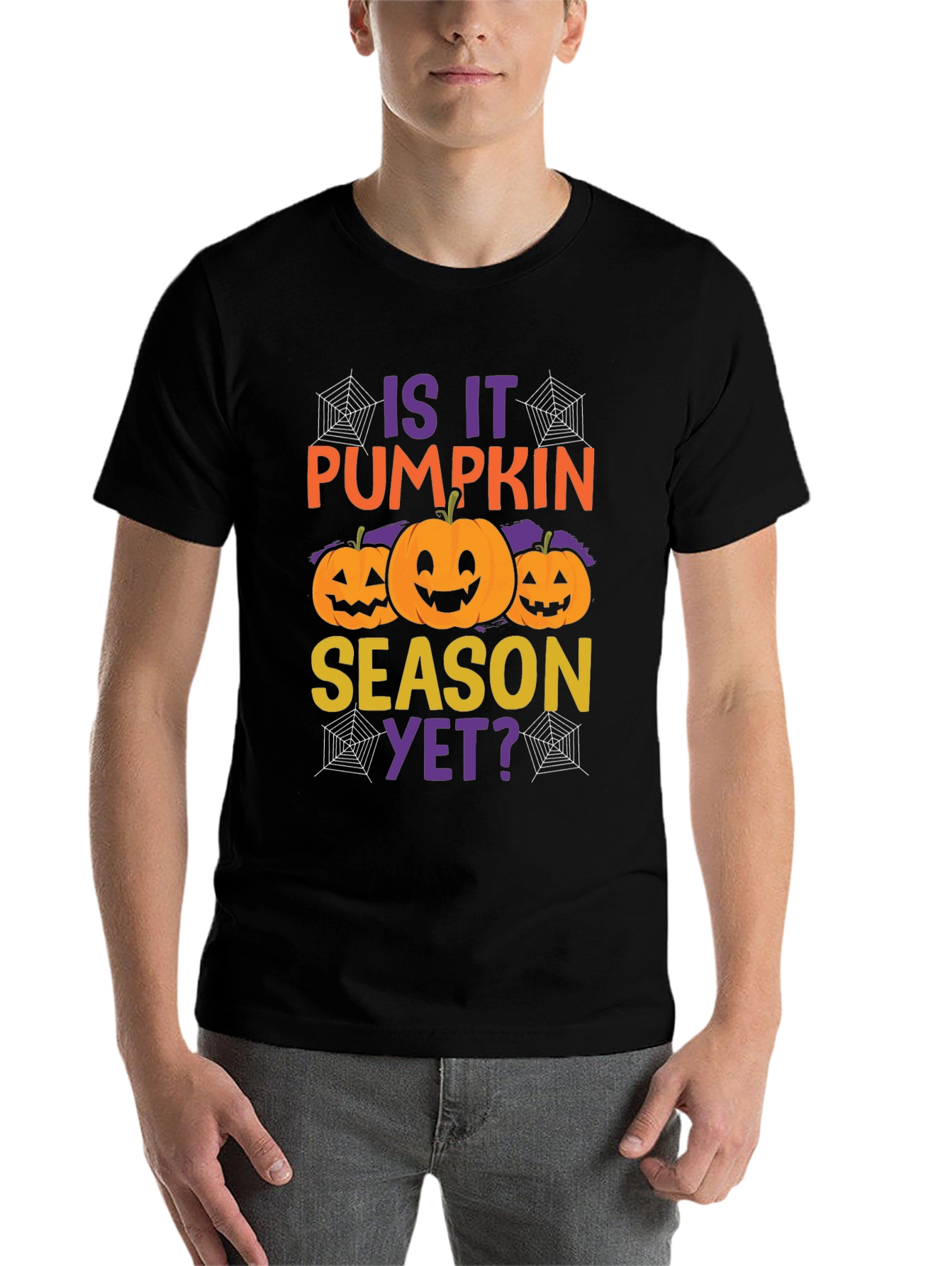 Halloween Pumpkin Season Graphic T-Shirt - 7