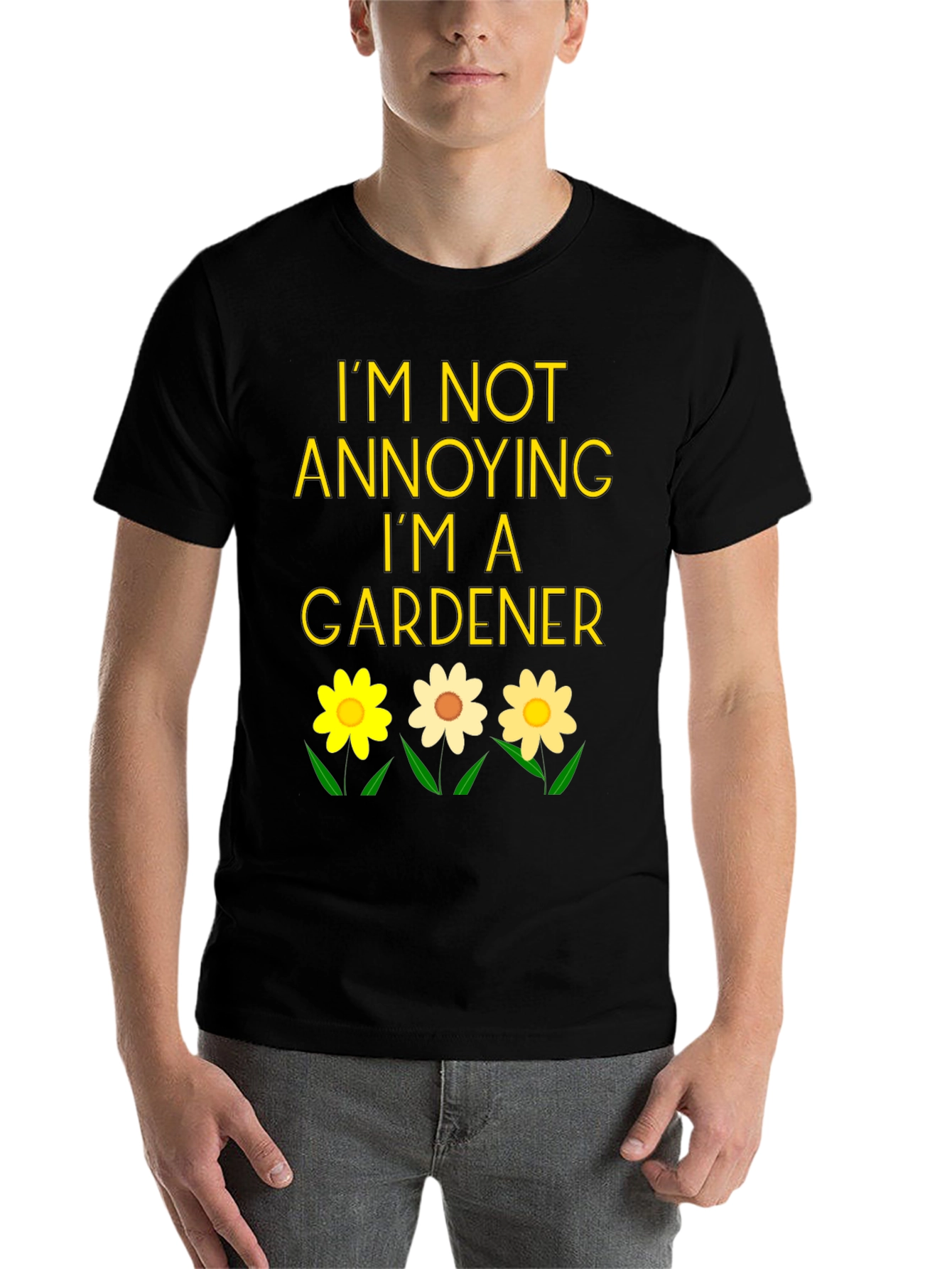 Black Gardener Humor Graphic Tee view 7