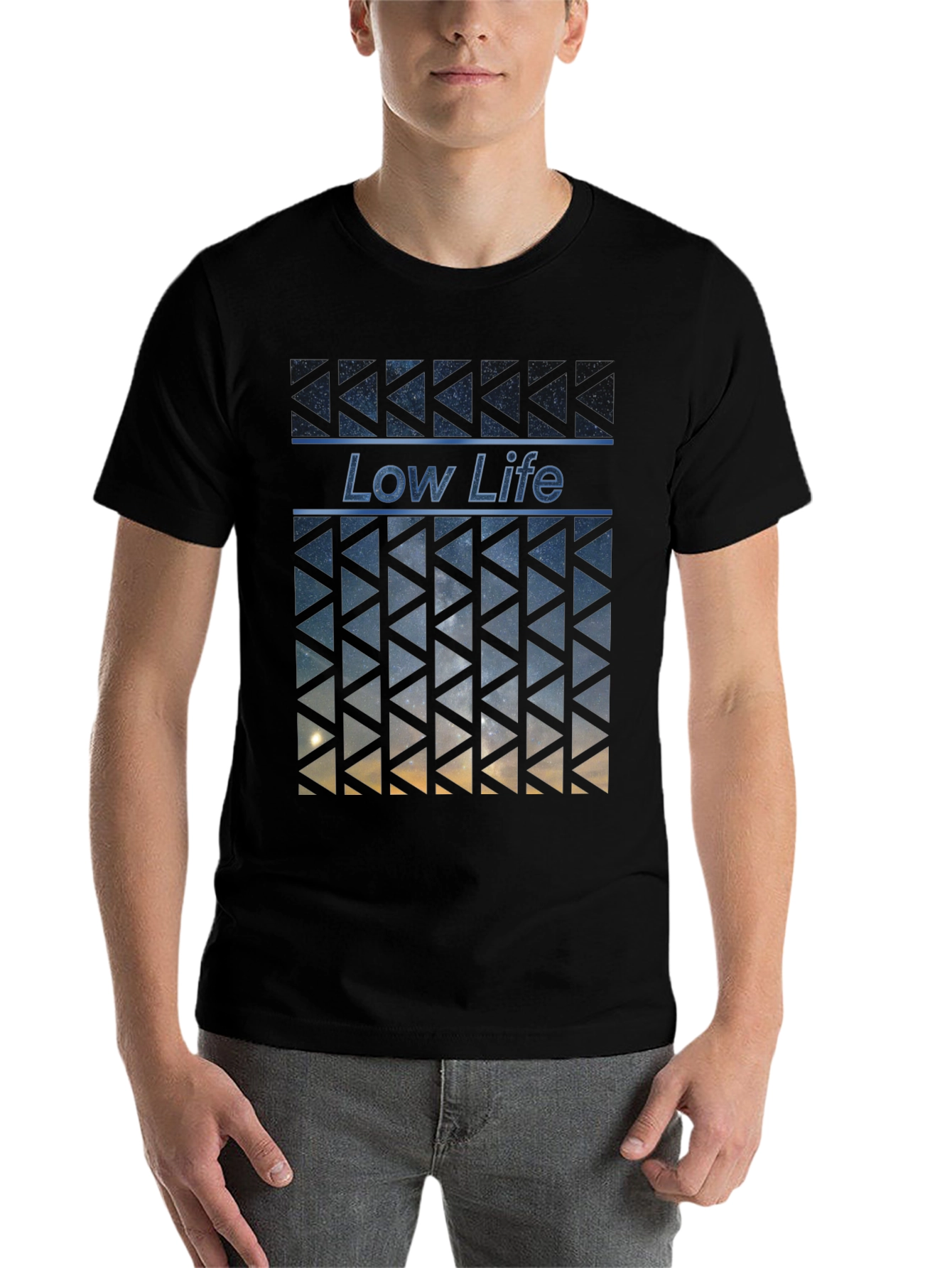 Black Low Life Graphic Print T-Shirt - Cool Streetwear Style view 7
