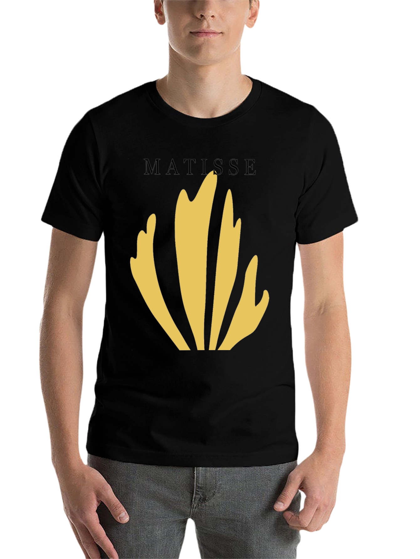 Black Matisse Inspired Graphic Tee view 7