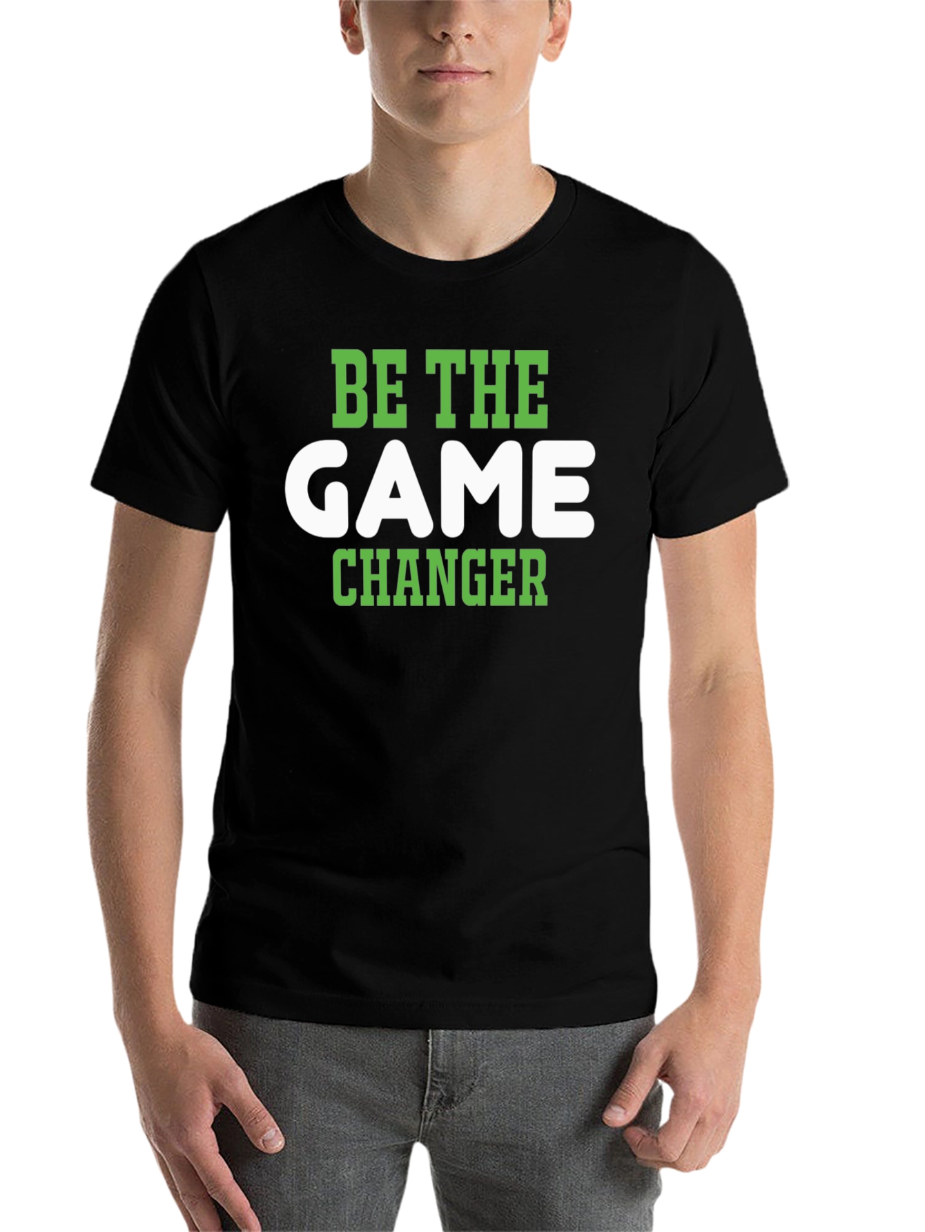 Black Be The Game Changer T-Shirt view 7
