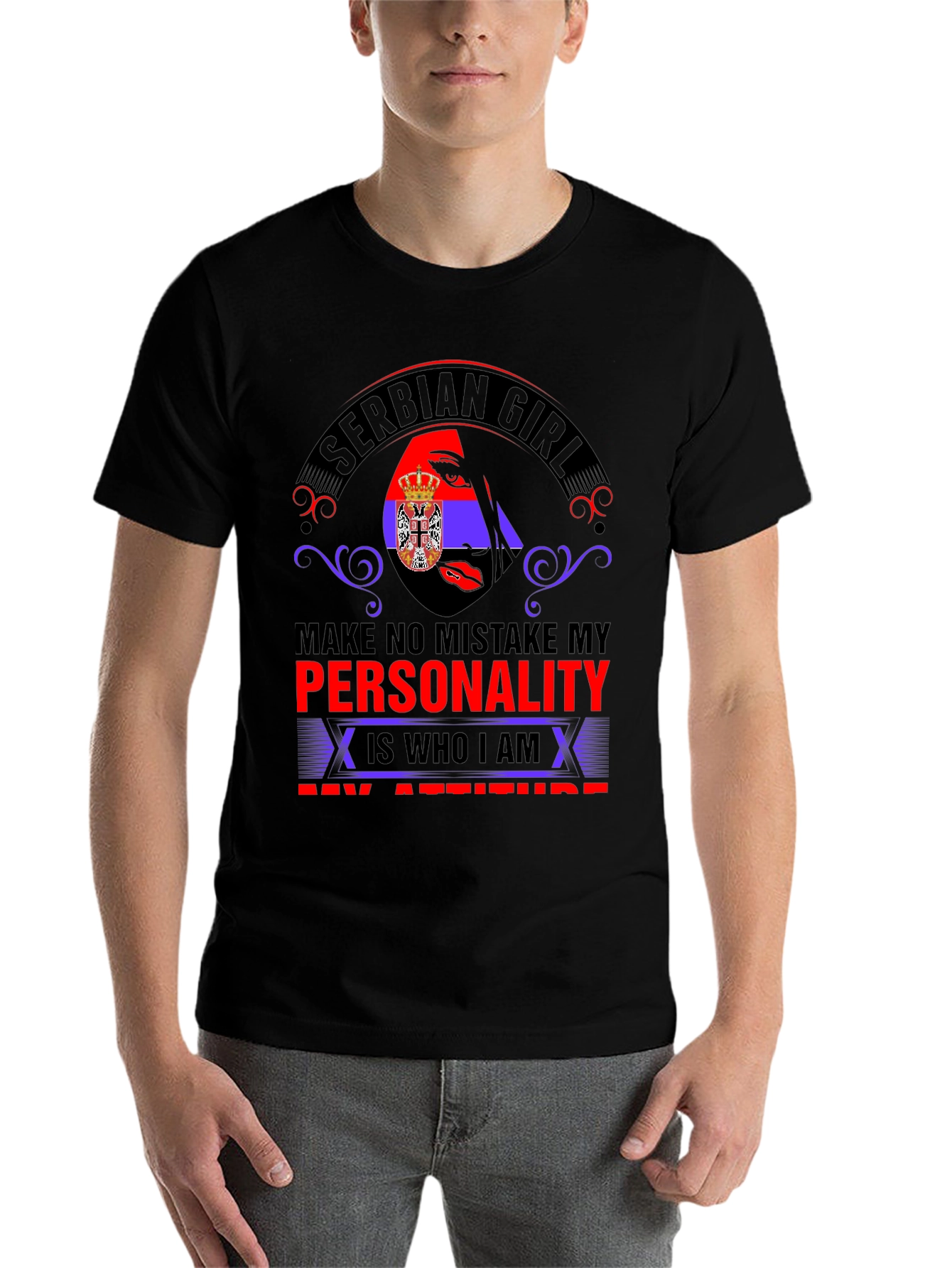 Serbian Girl Personality T-Shirt -  Attitude Tee - 7
