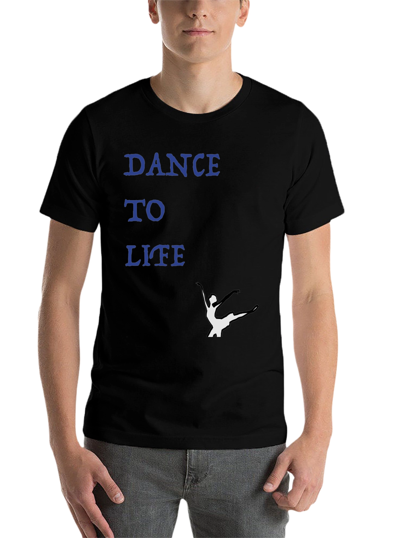 Black Dance to Life Black Graphic Tee view 7