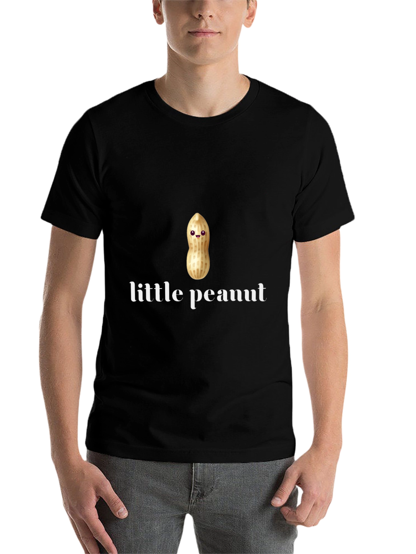 Black Little Peanut Graphic Tee - Cute & Comfy view 7