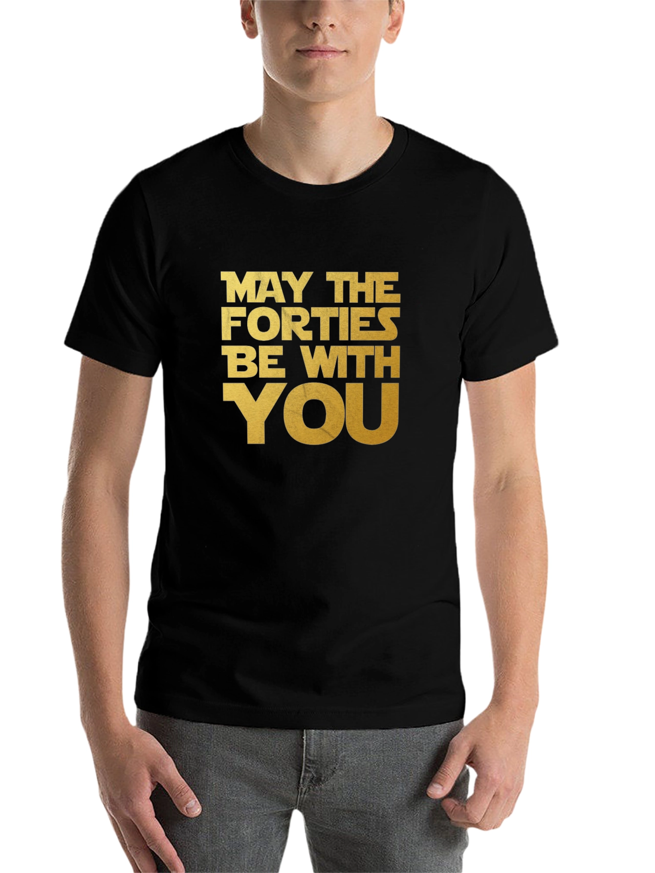 Black May The Forties Be With You T-Shirt view 7