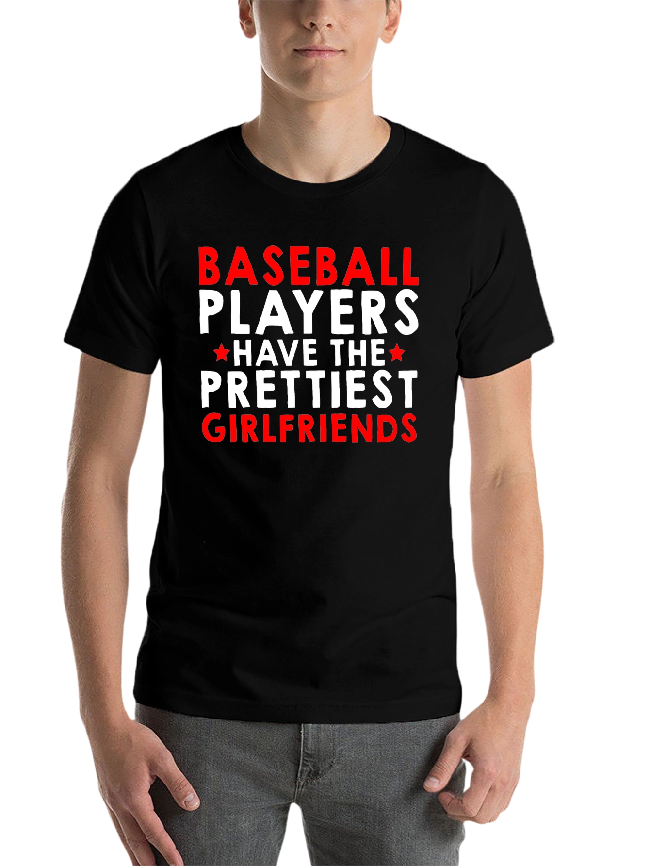 Black Baseball Players Prettiest Girlfriends T-Shirt view 7