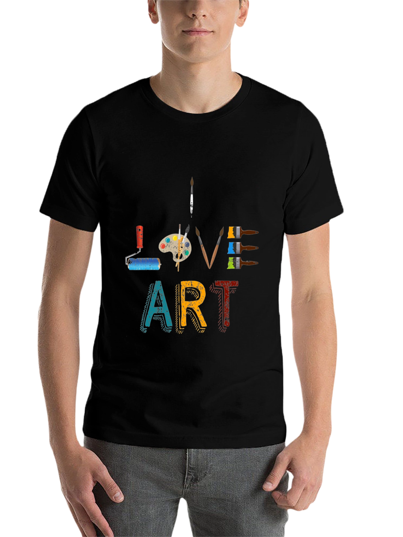 Love Art Graphic Tee - Artistic Design T-Shirt - 7