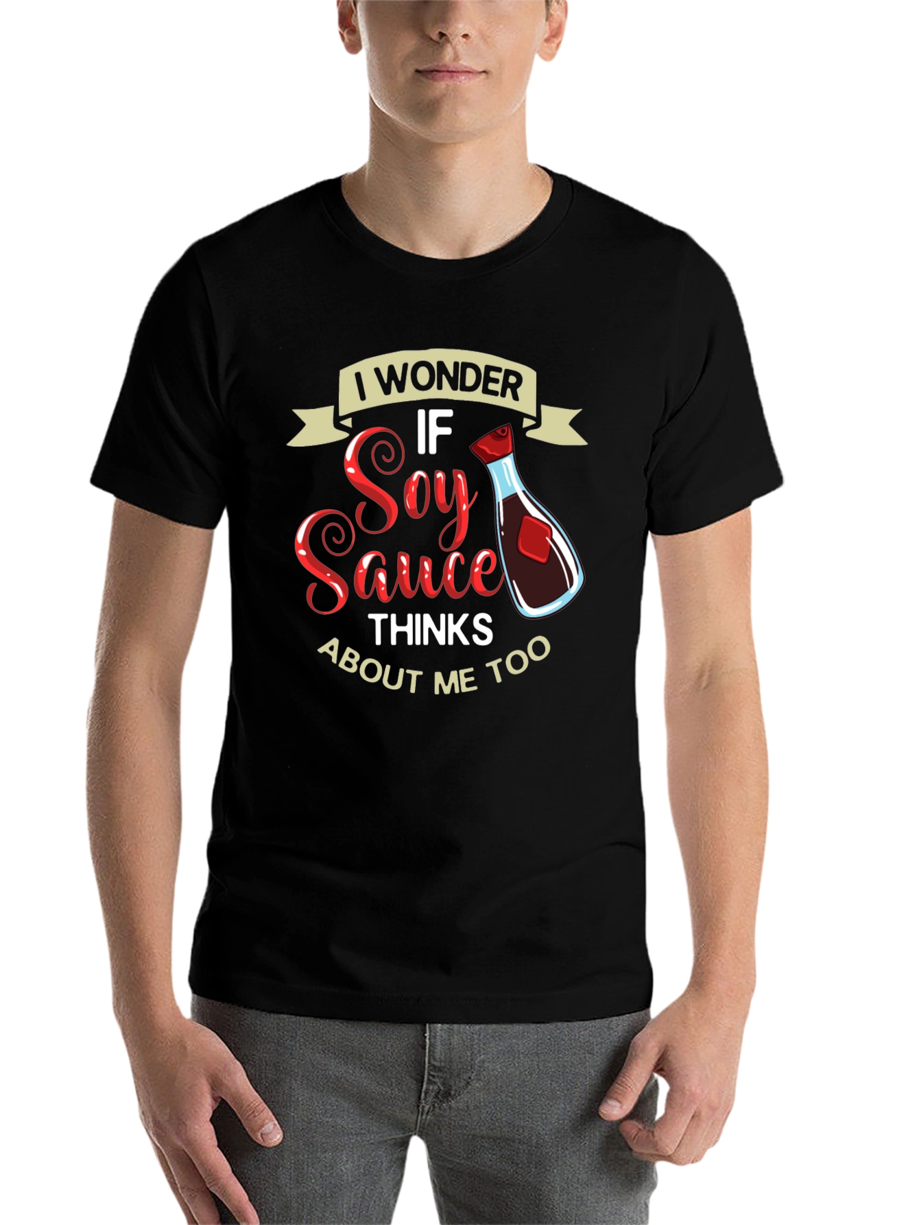 Black Soy Sauce Lover T-Shirt view 7