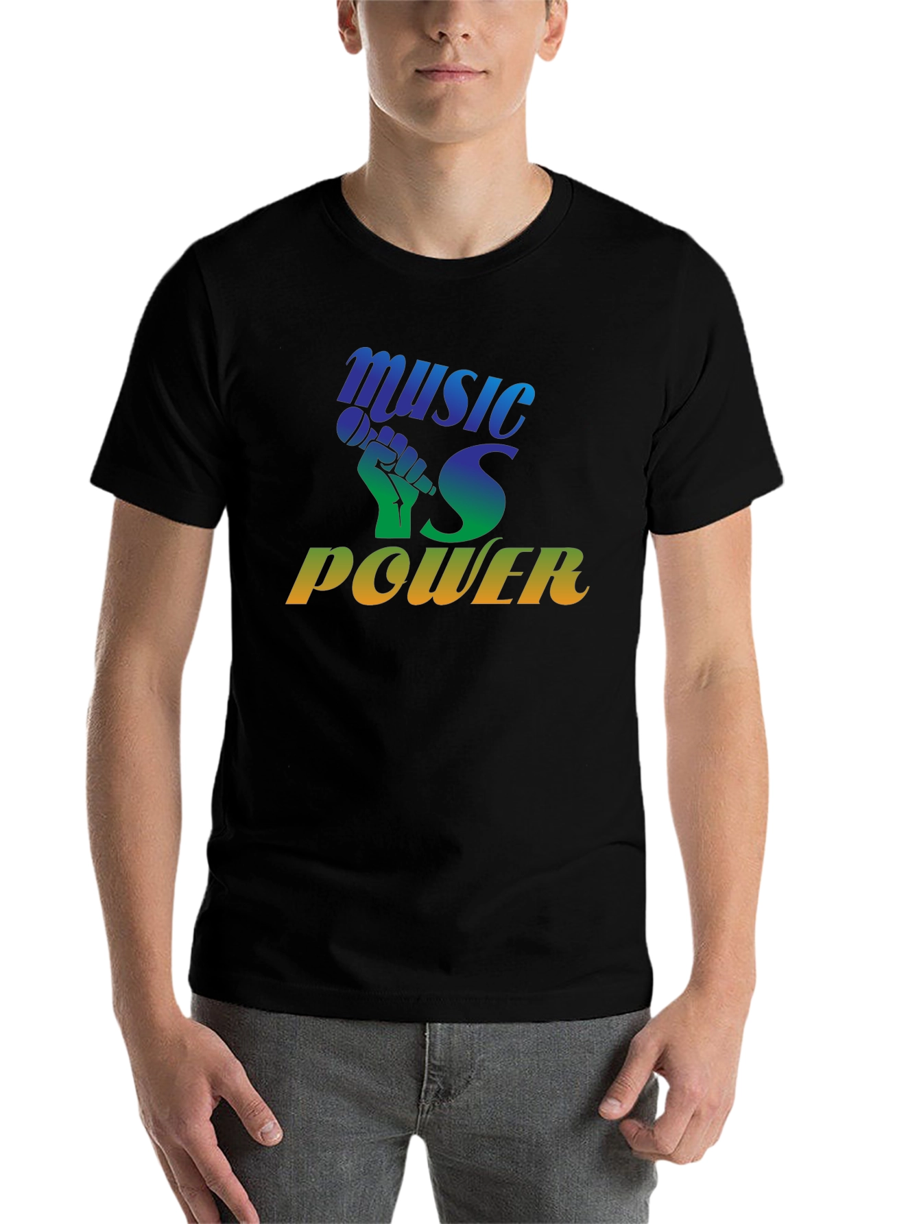 Black Music is Power T-Shirt view 7
