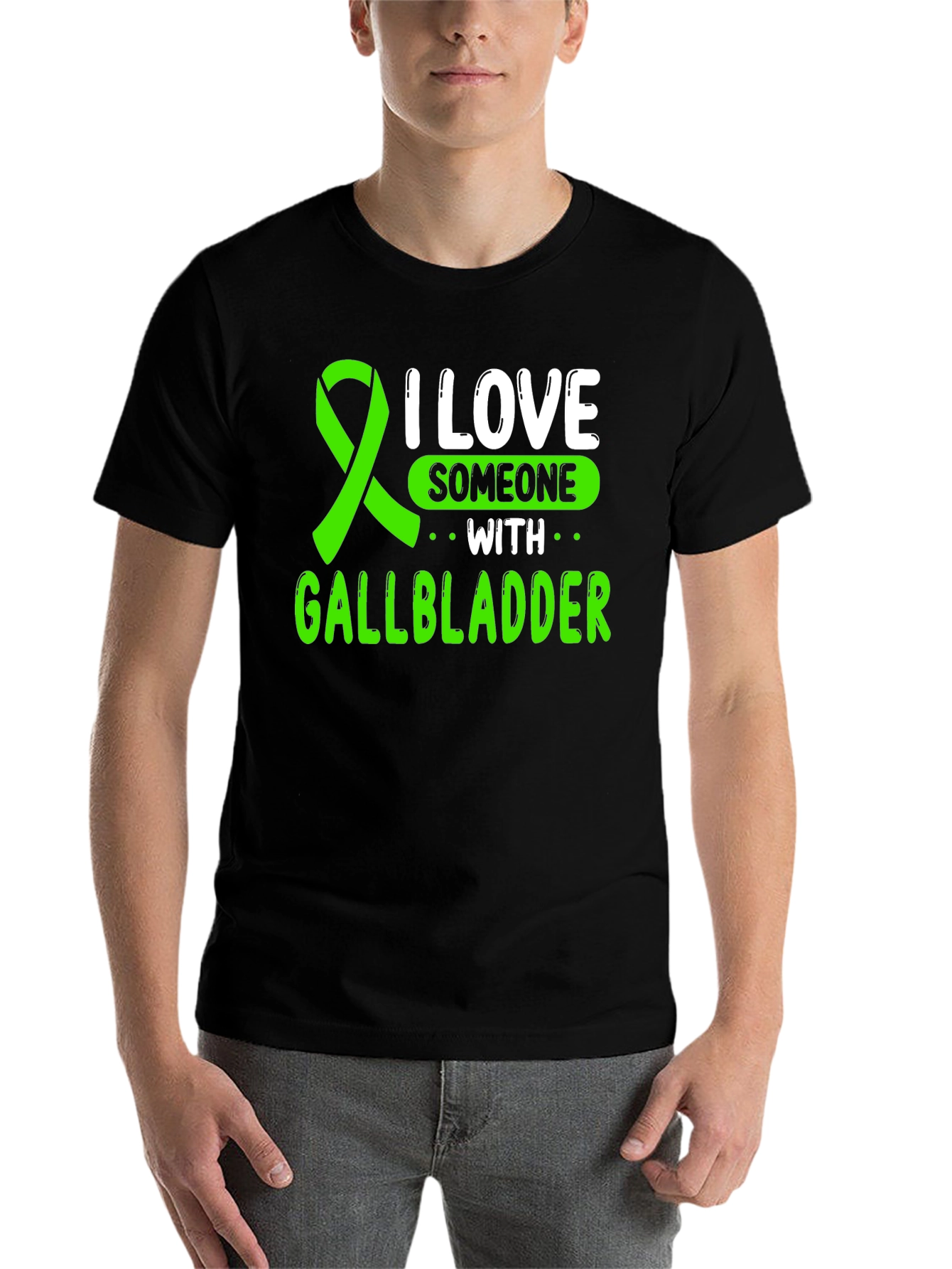 I Love Someone with Gallbladder T-Shirt - 7