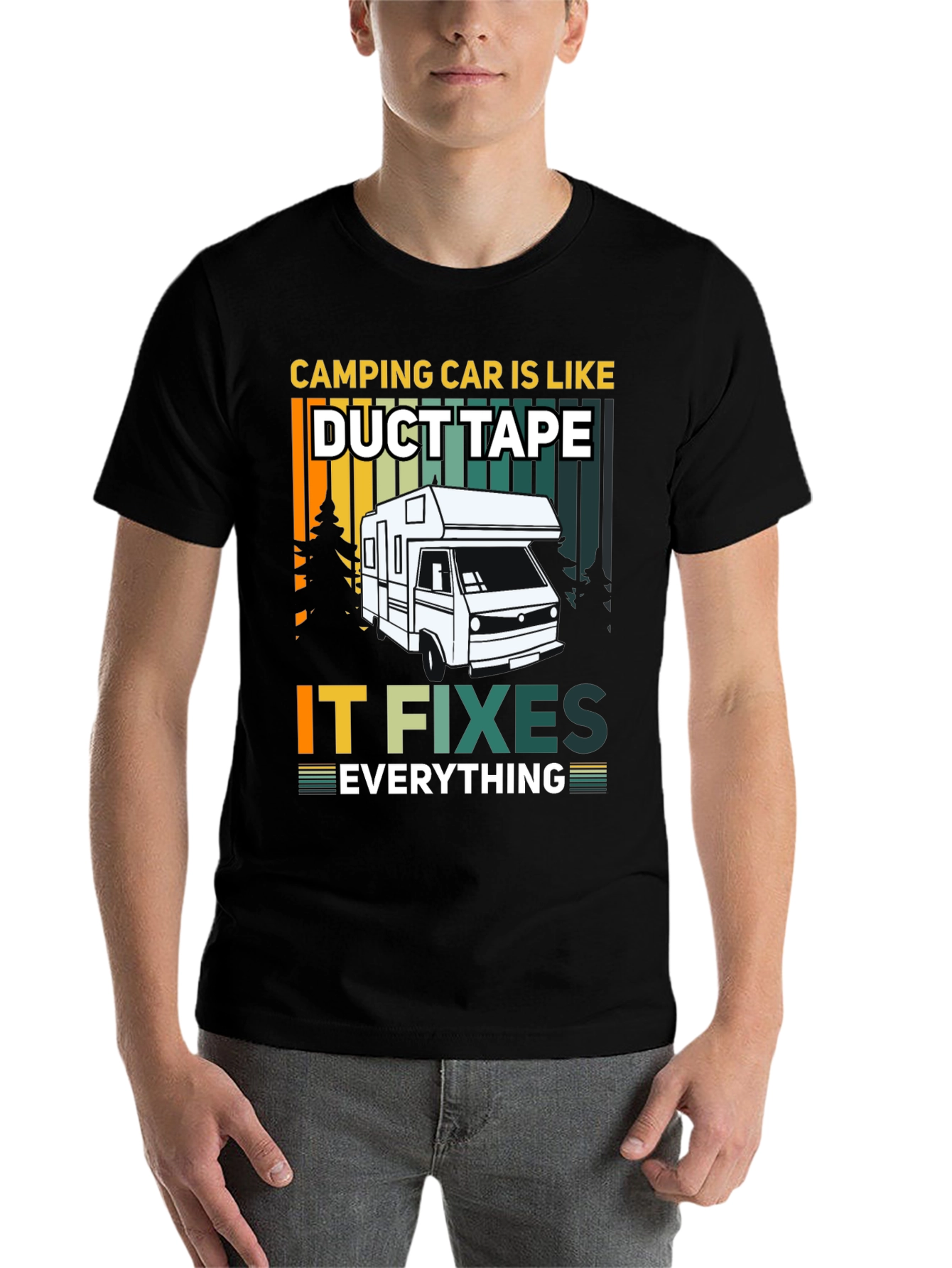 Camping Car Fixes Everything T-Shirt - 7
