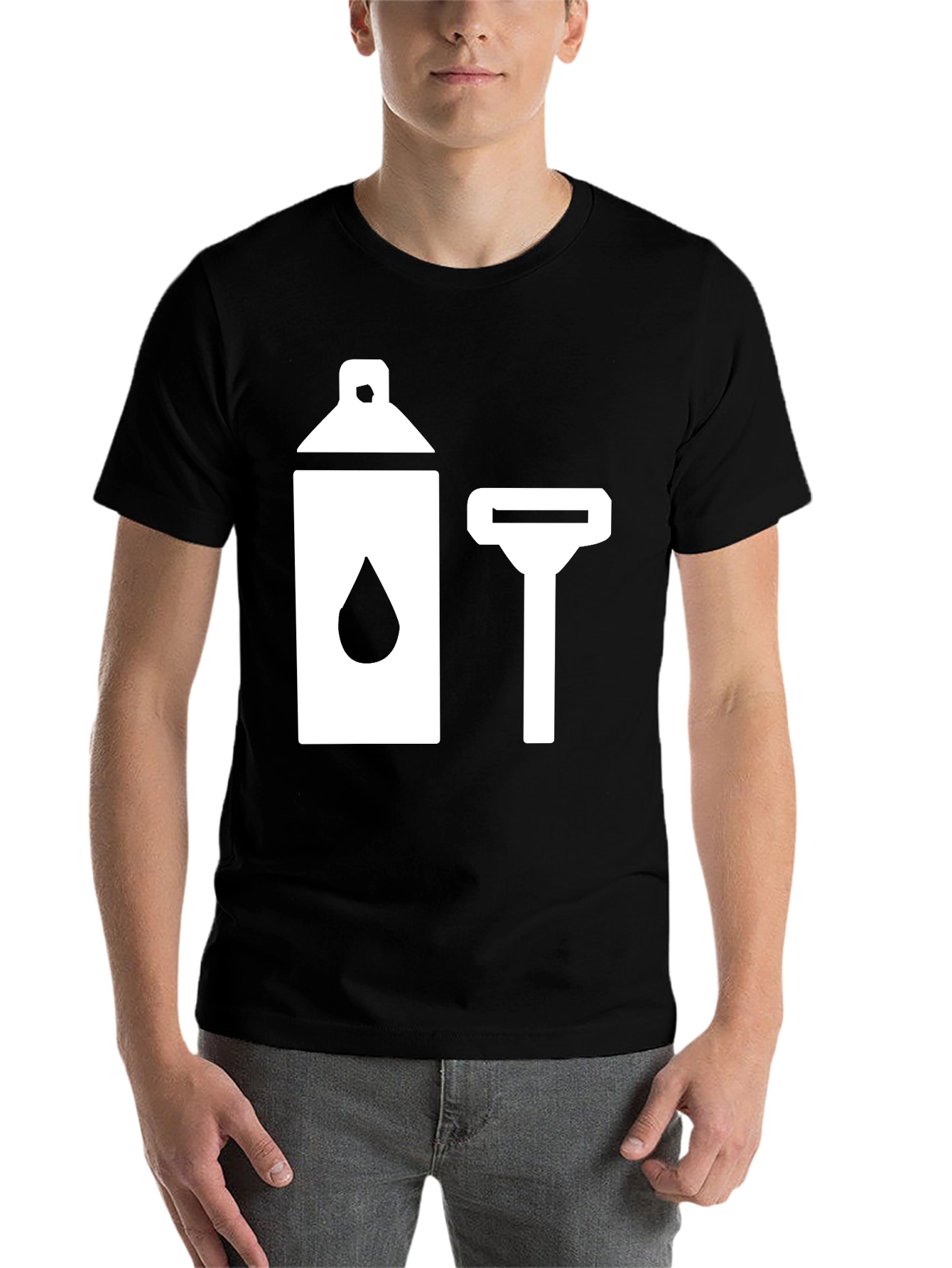 Black Shave Ready Graphic Tee - Black view 7