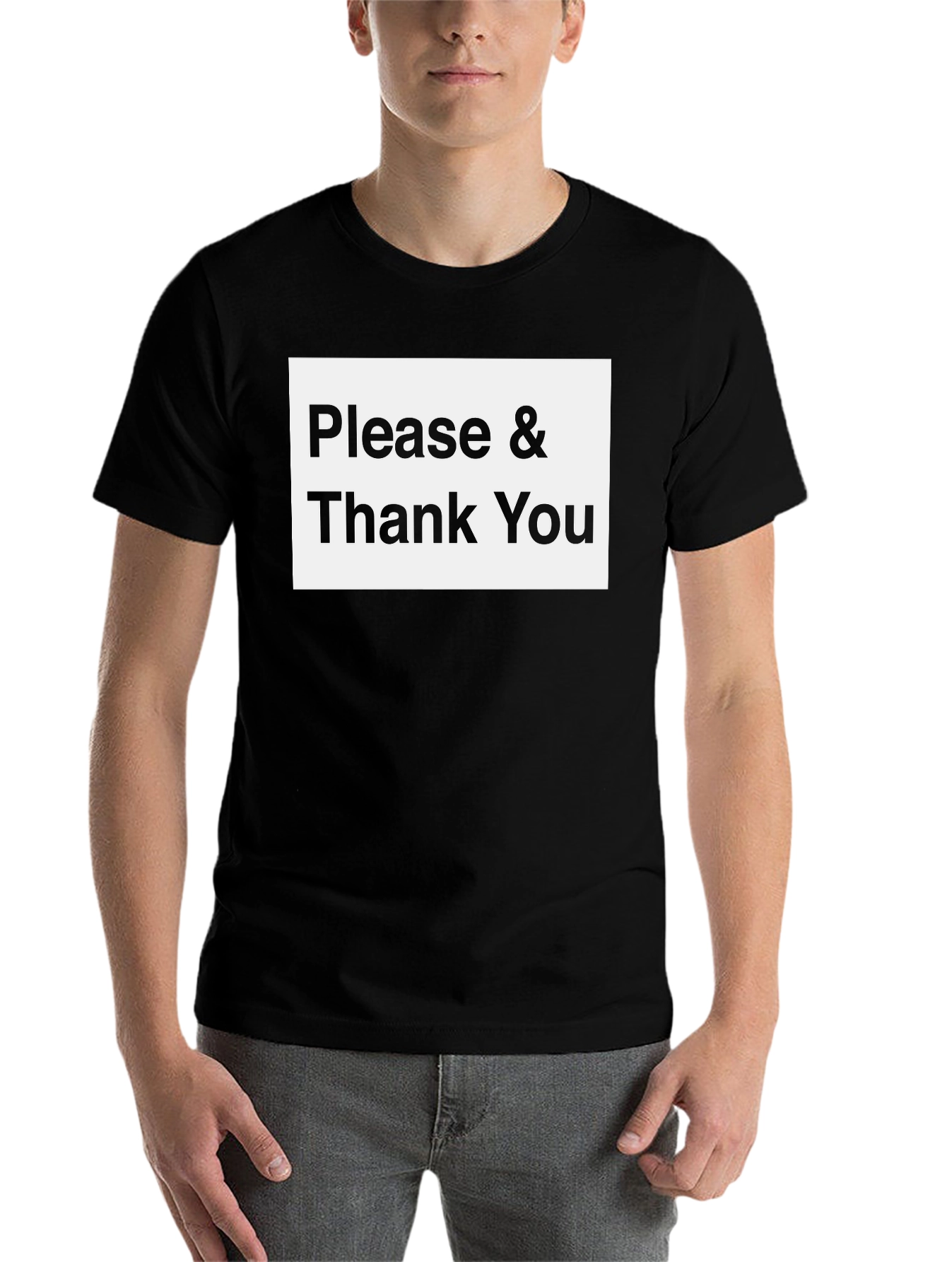 Black Please & Thank You Black T-Shirt view 7