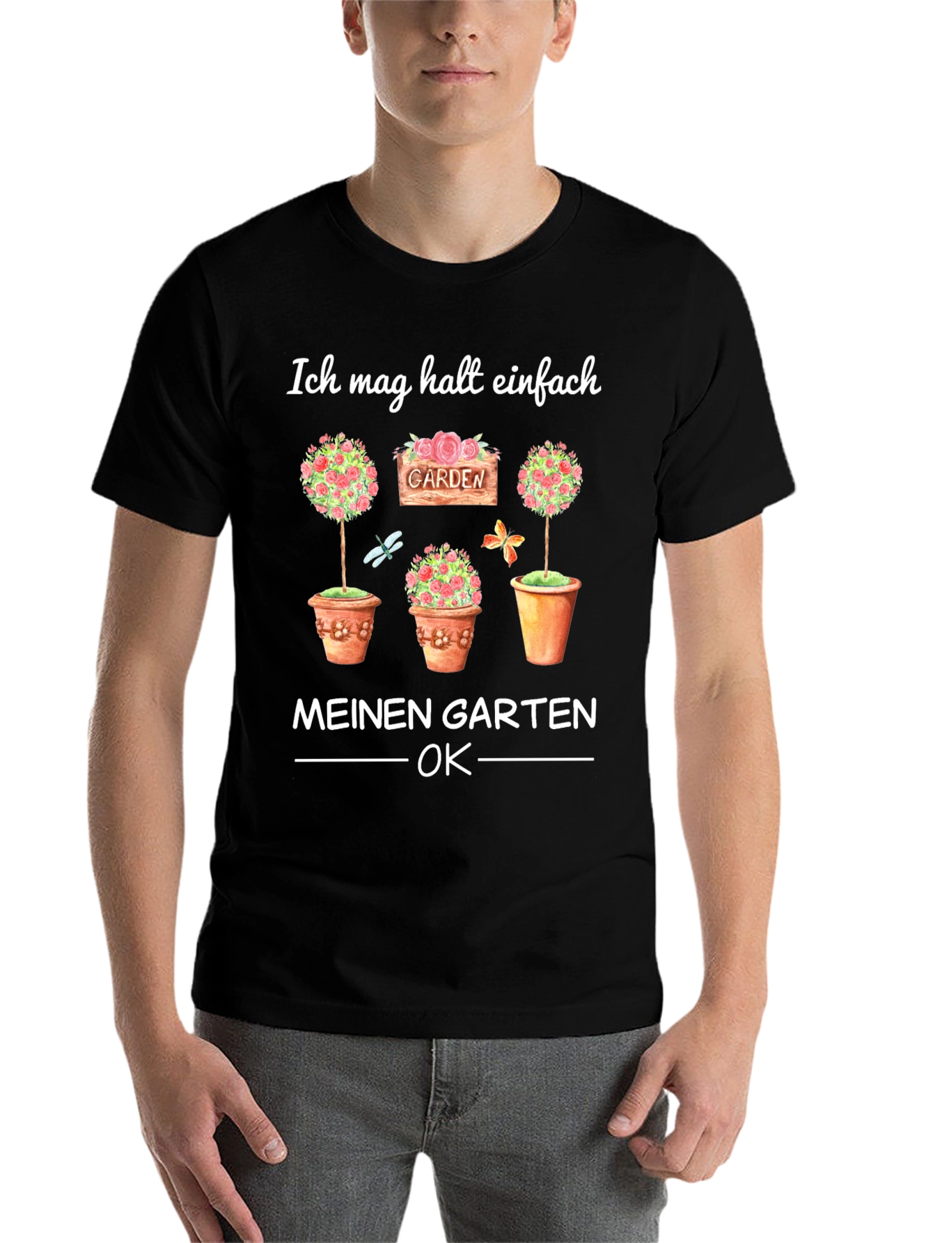 Black Ich Mag Meinen Garten T-Shirt view 7
