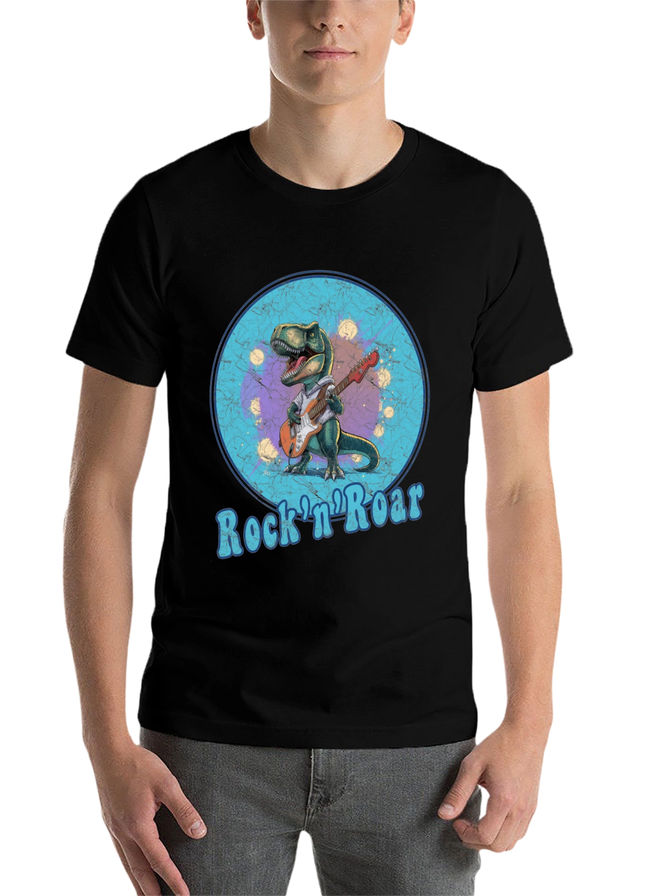 Black Rock 'n' Roar Dinosaur Graphic Tee view 7