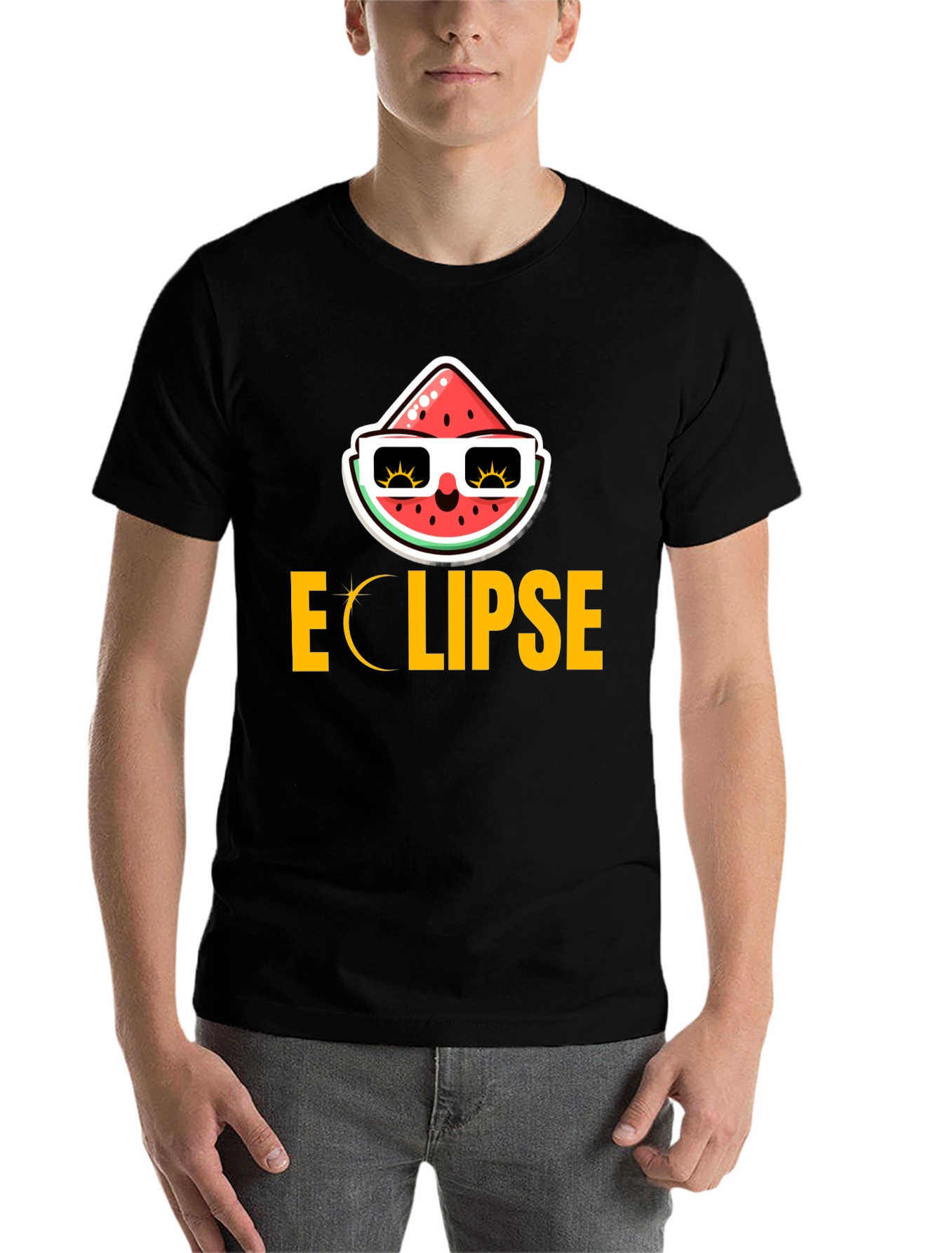 Eclipse Watermelon Graphic Tee - Cool Summer Vibes! - 7