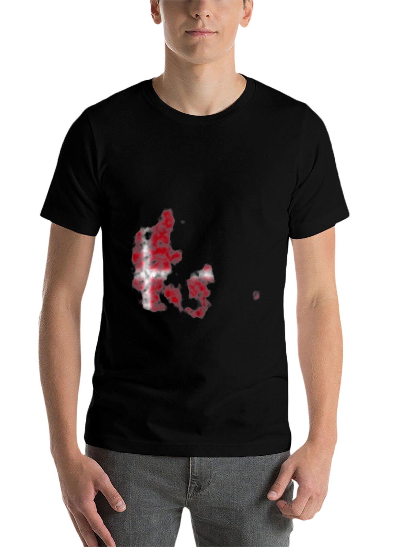 Denmark Flag Map Graphic Tee - 7