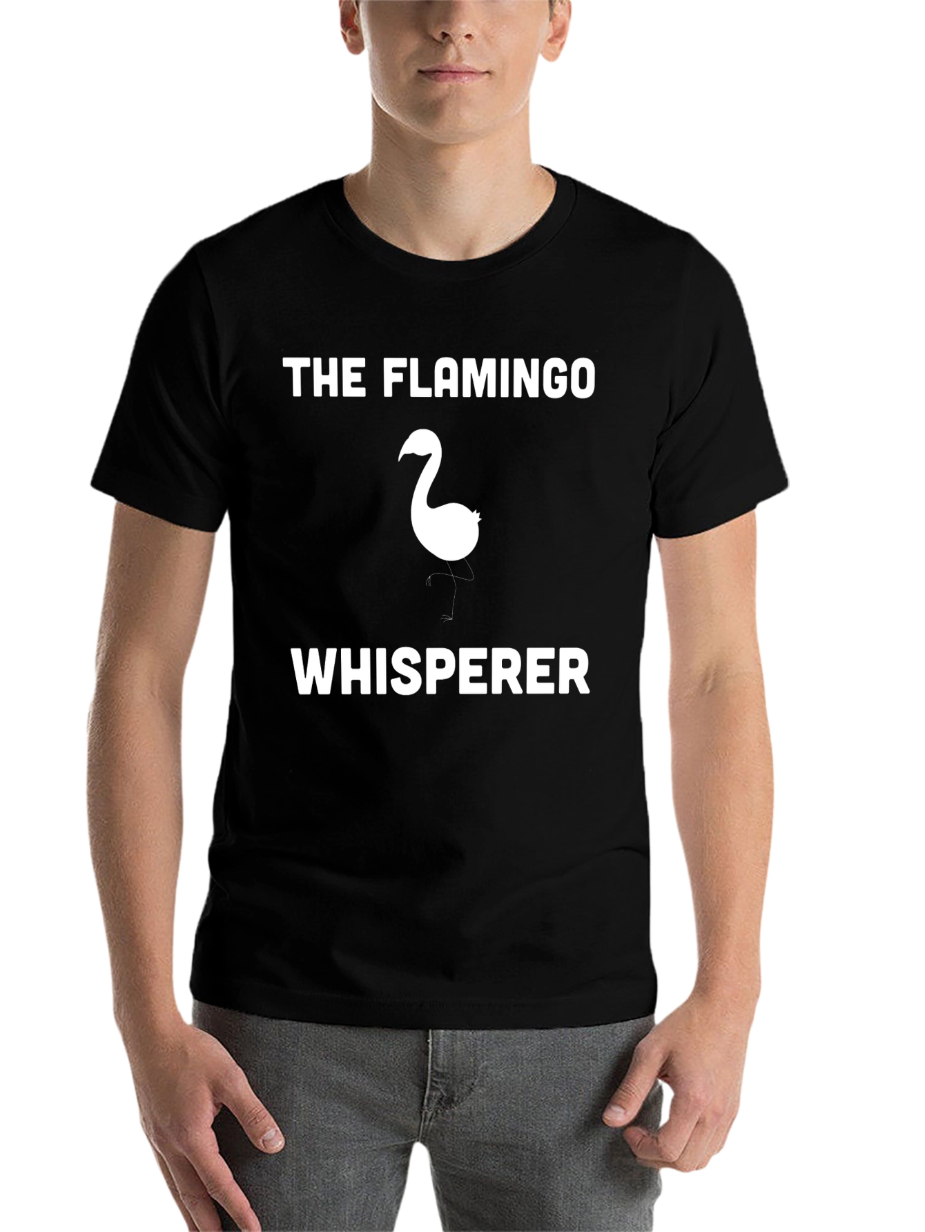 Black Flamingo Whisperer Graphic Tee view 7